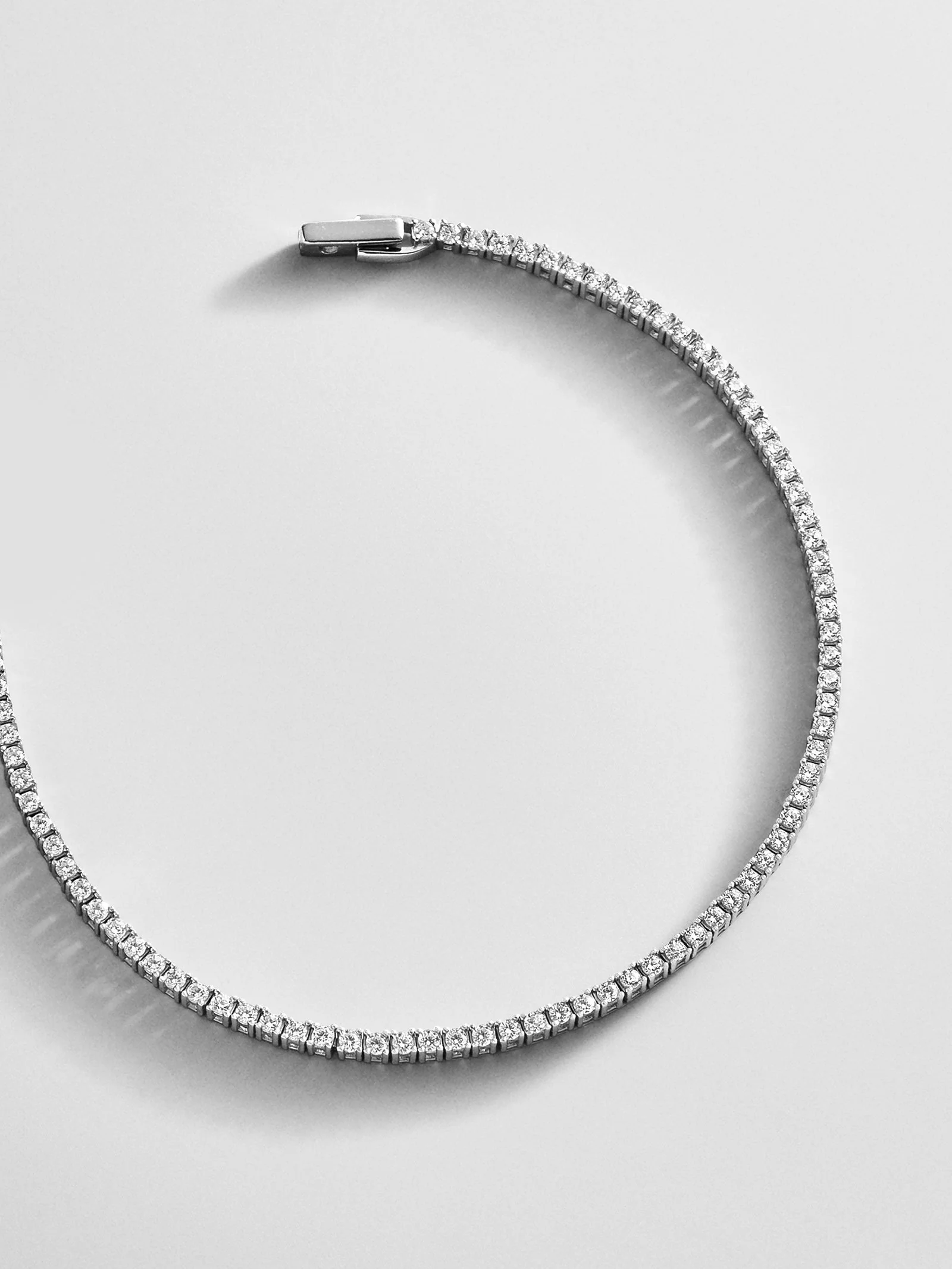 Billie Sterling Silver Tennis Bracelet  - Sterling Silver