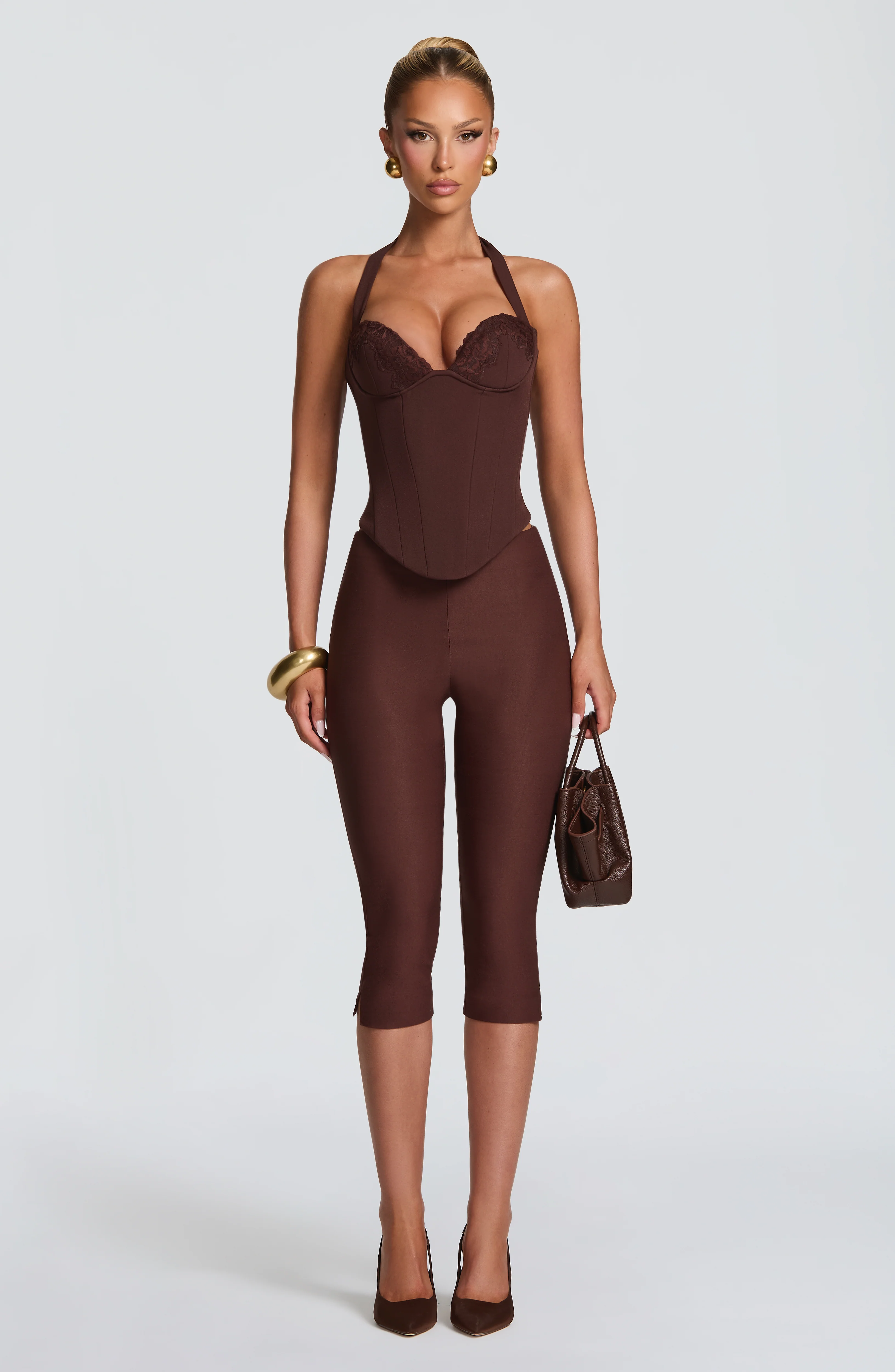 Cassia Top - Plum Brown