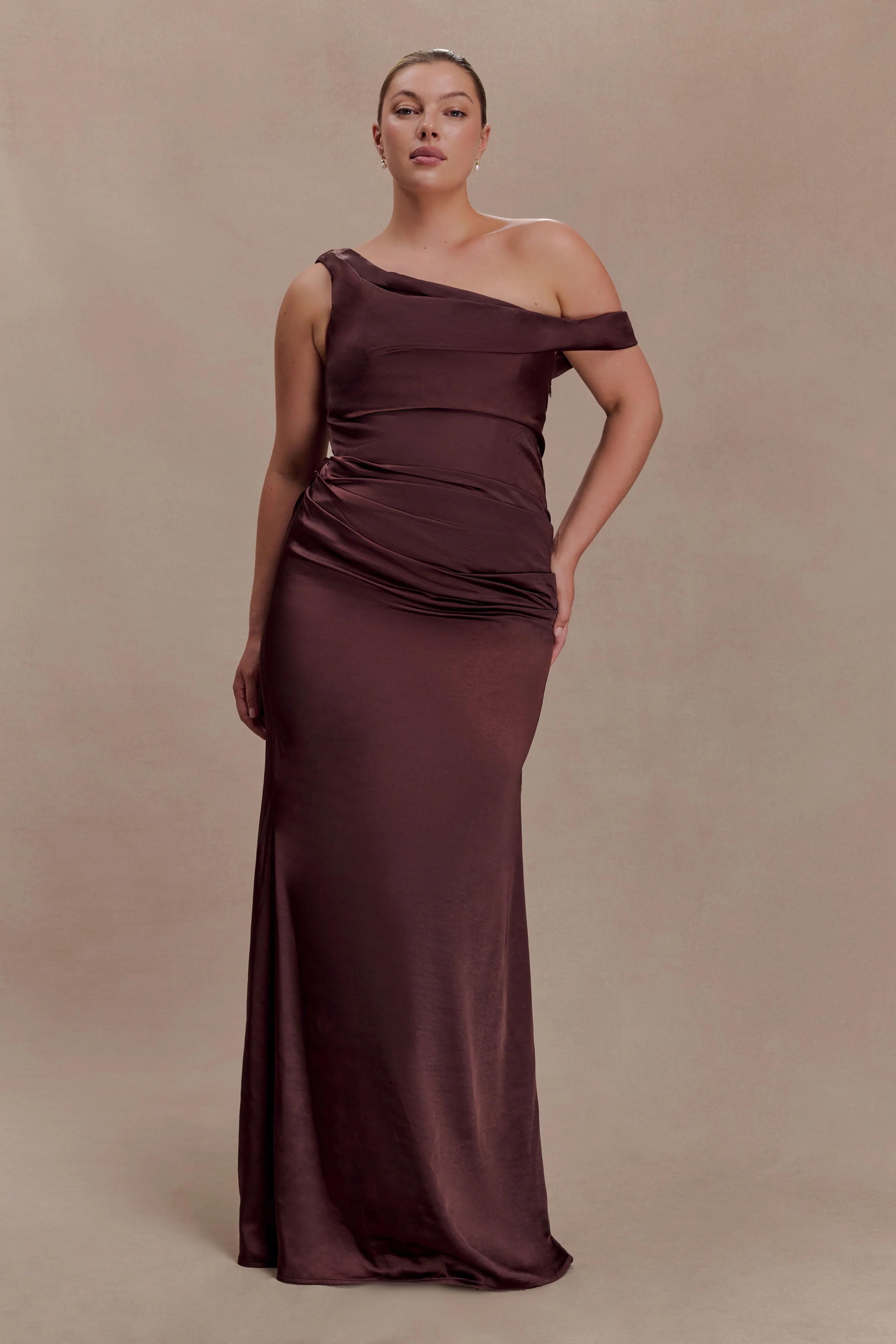 Dalia-Off-Shoulder-Satin-Maxi-Dress-Dark-Chocolate