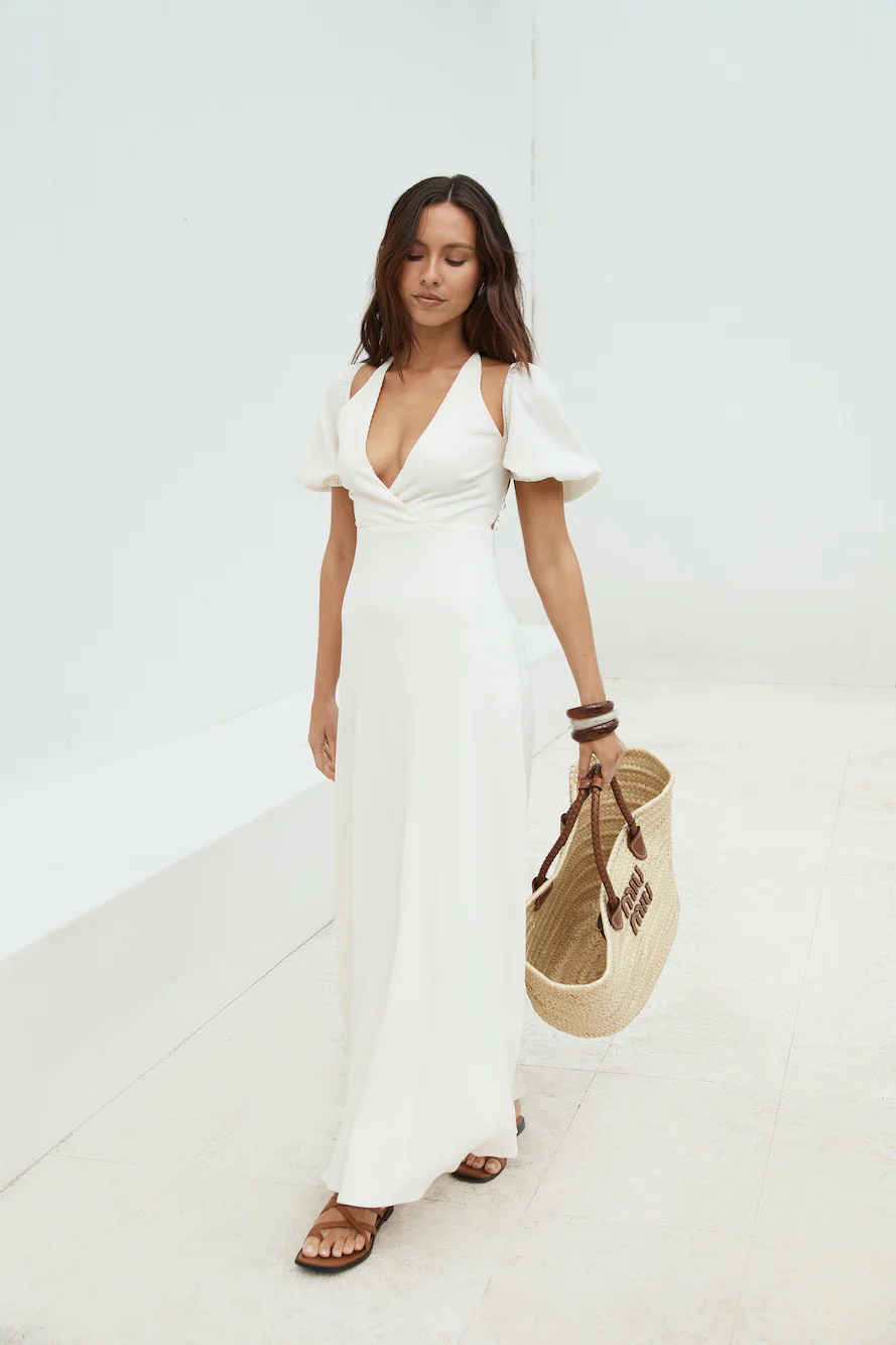 Moments Of Magic Maxi Dress Cream