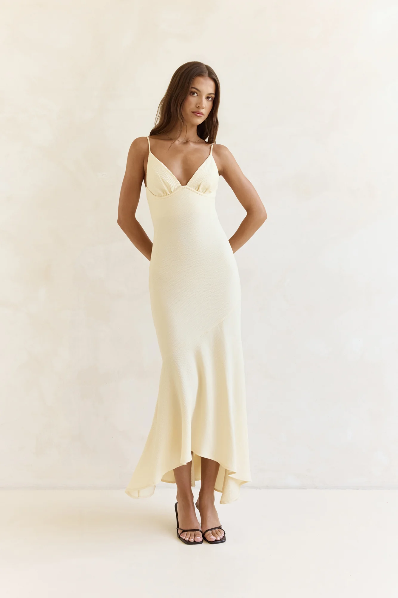 Moving Moments Maxi Dress Yellow - luluinthesky