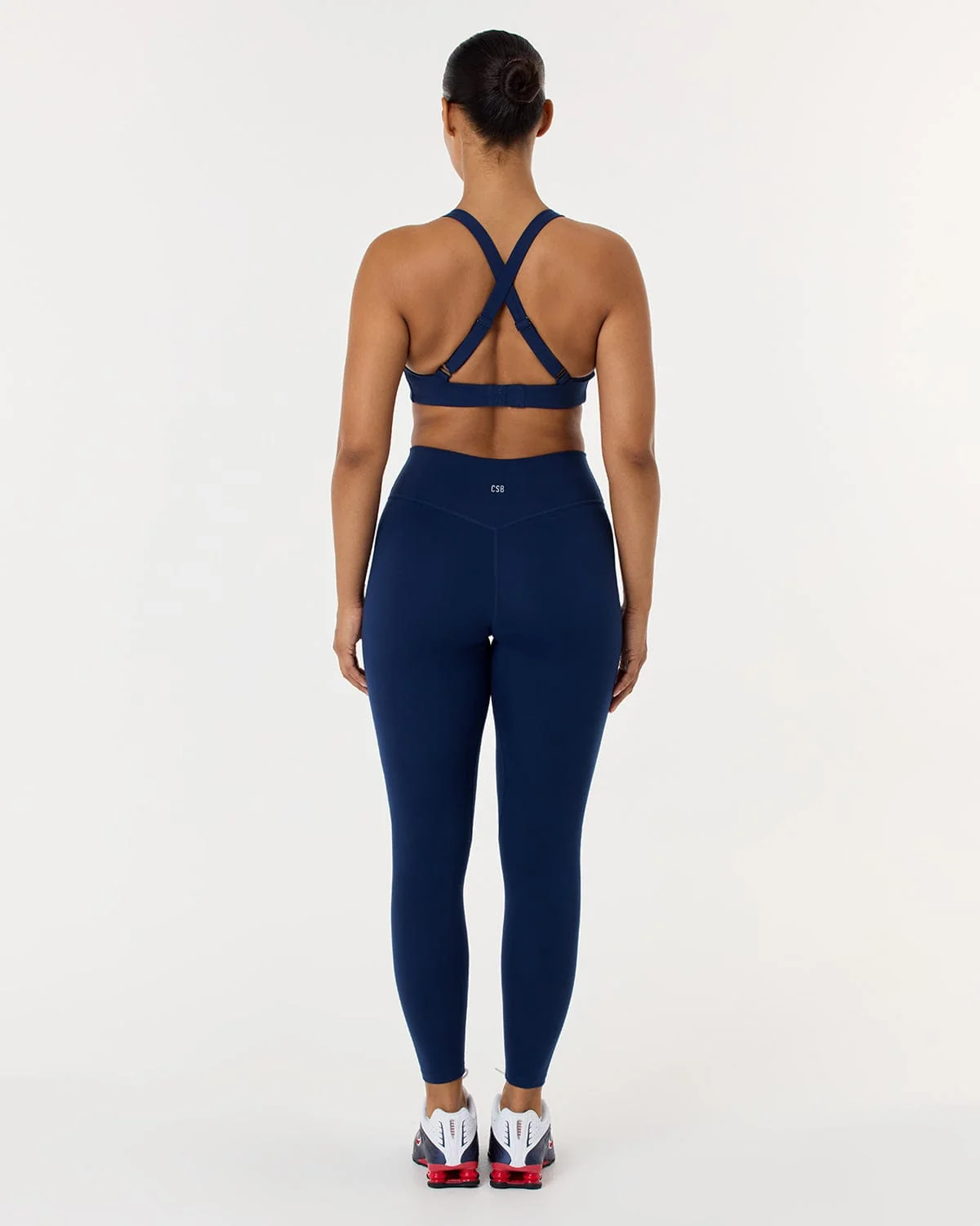 Serenity Crossover Leggings | Navy