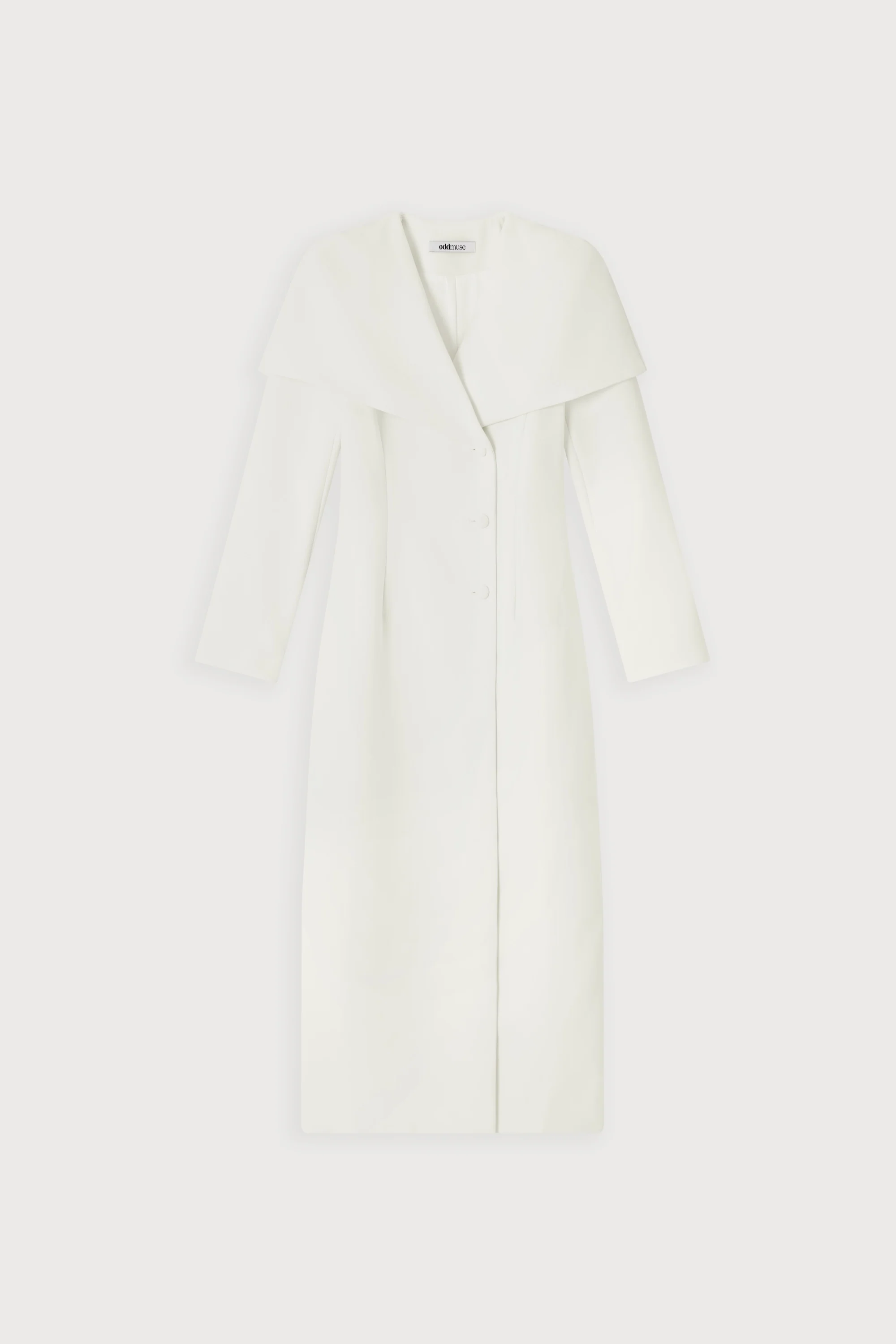Statement Collar Midi Dress