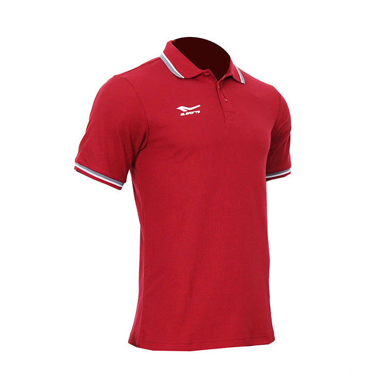 AL Men's Coated II Polo Tee Maroon BA01038335