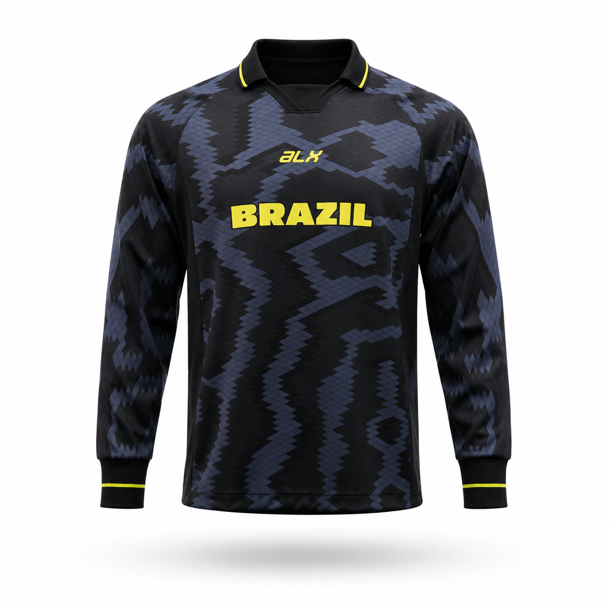 ALX Brazil Longsleeve Men Jersey Black JXUA03000801