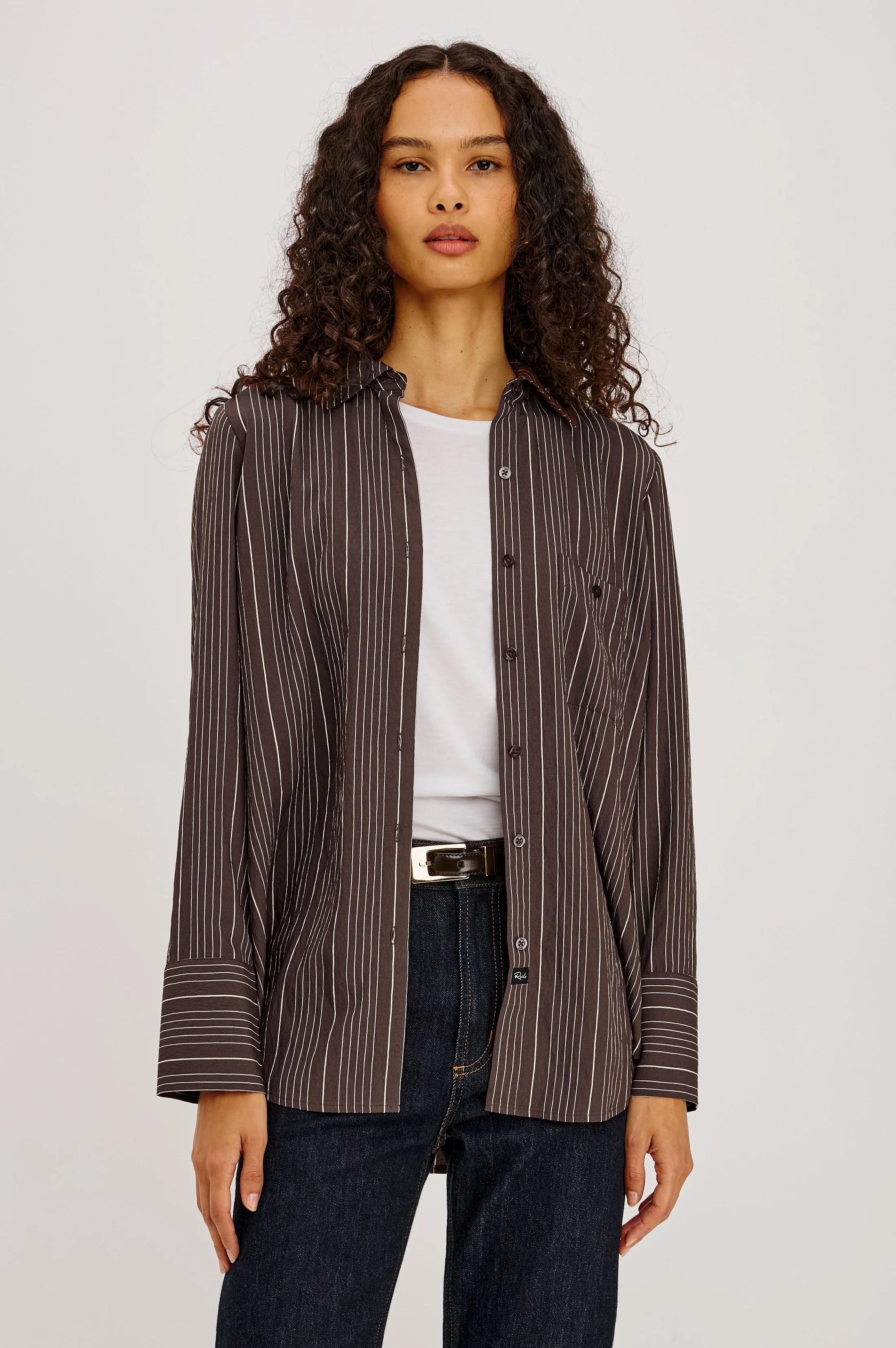 Beck Shirt - Chicory Stripe