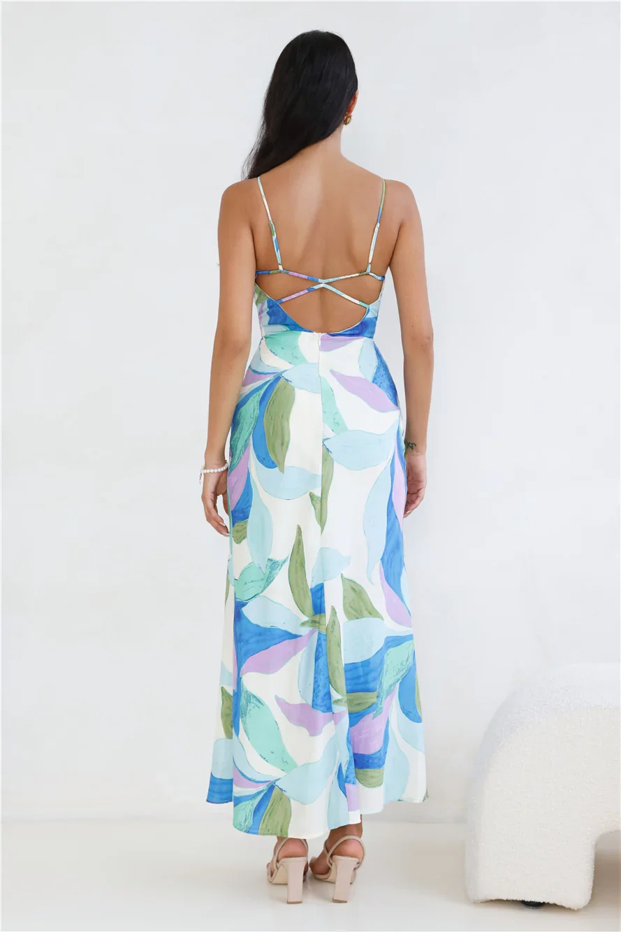 Technicolor Love Maxi Dress Print