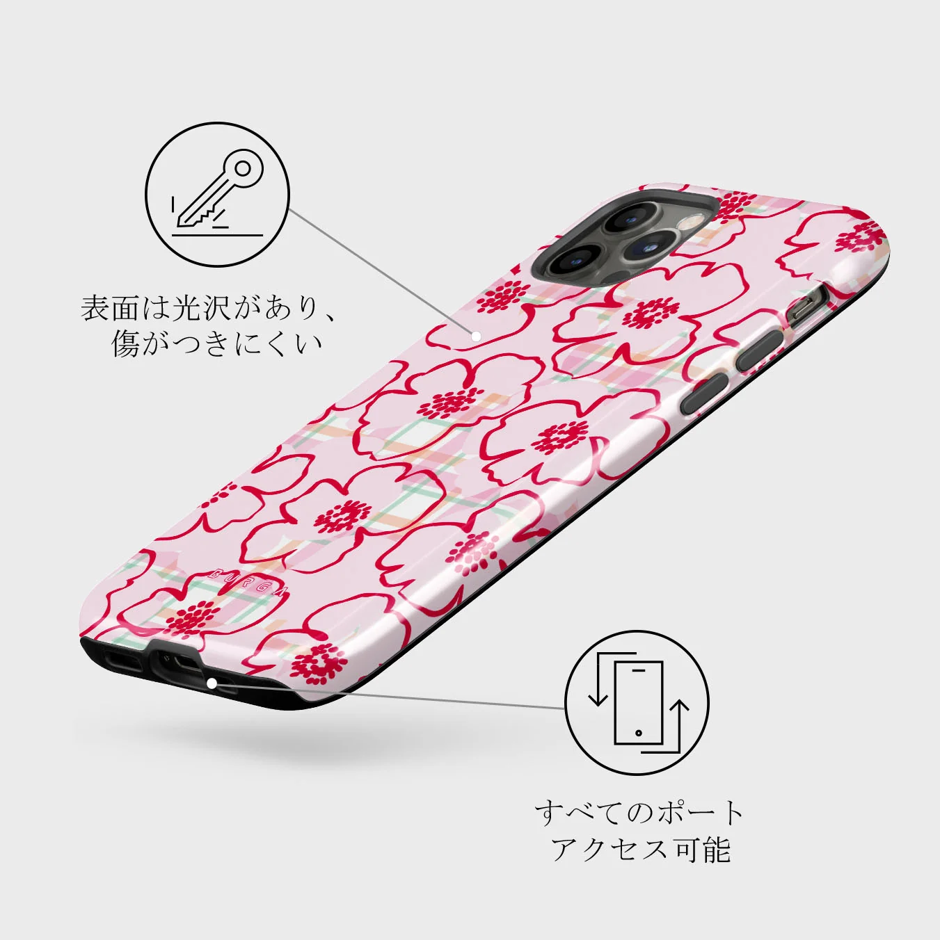 Flower Girl - iPhone 12 Pro ケース