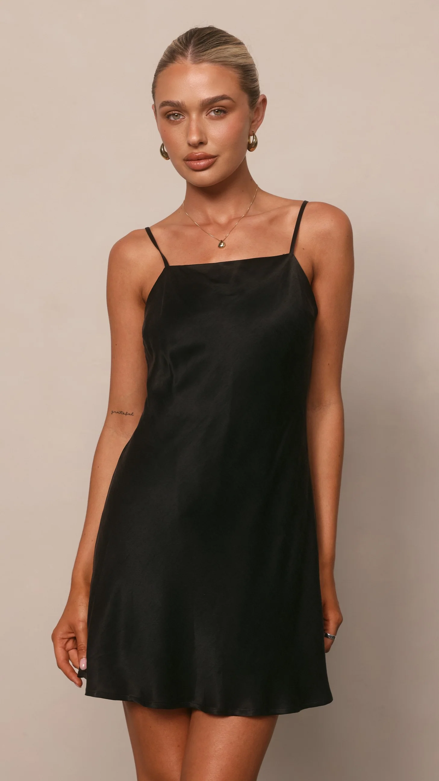 Laura Mini Dress - Black