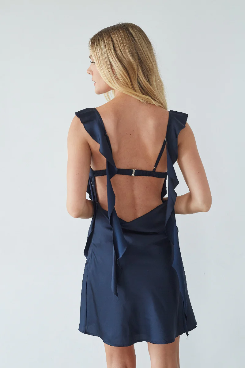 Scheana Ruffle Strap Mini Dress - luluinthesky