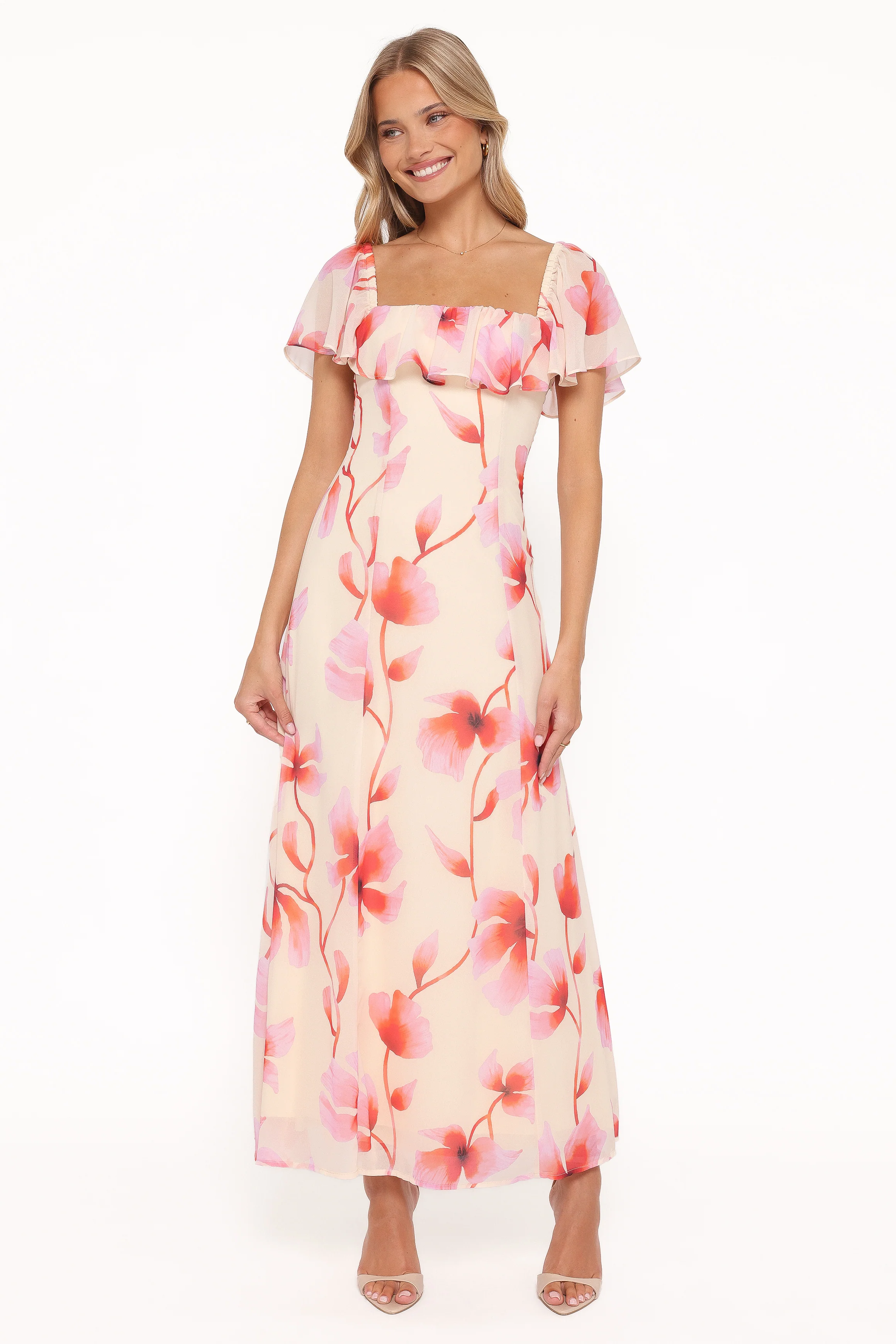 Kamie Maxi Dress - Pink Floral
