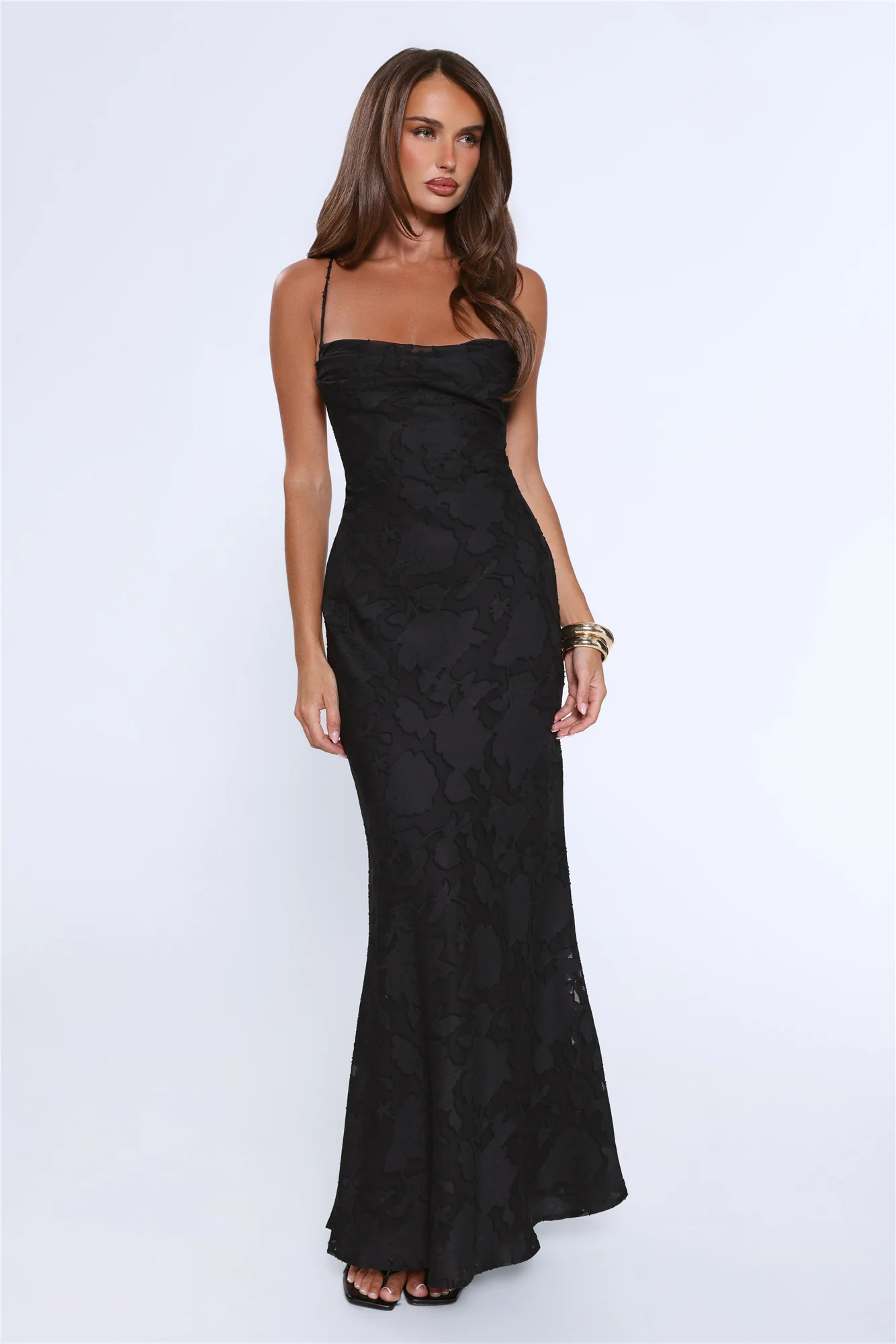 Bridge To Wonderland Maxi Dress  Black