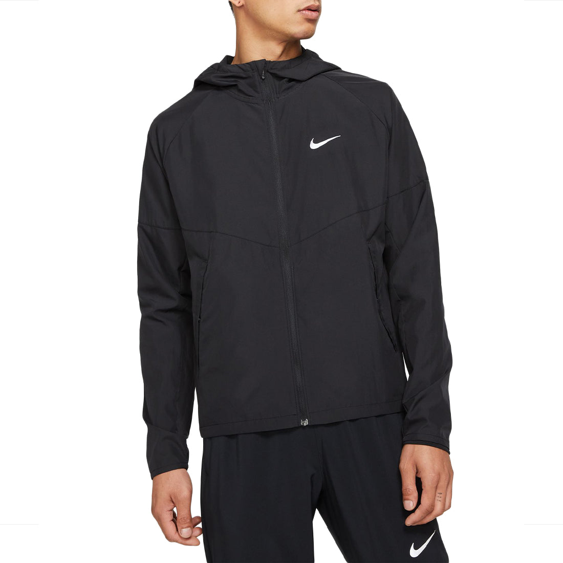 NIKE Repel Miler Men's Running Jacket Black DD4747-010