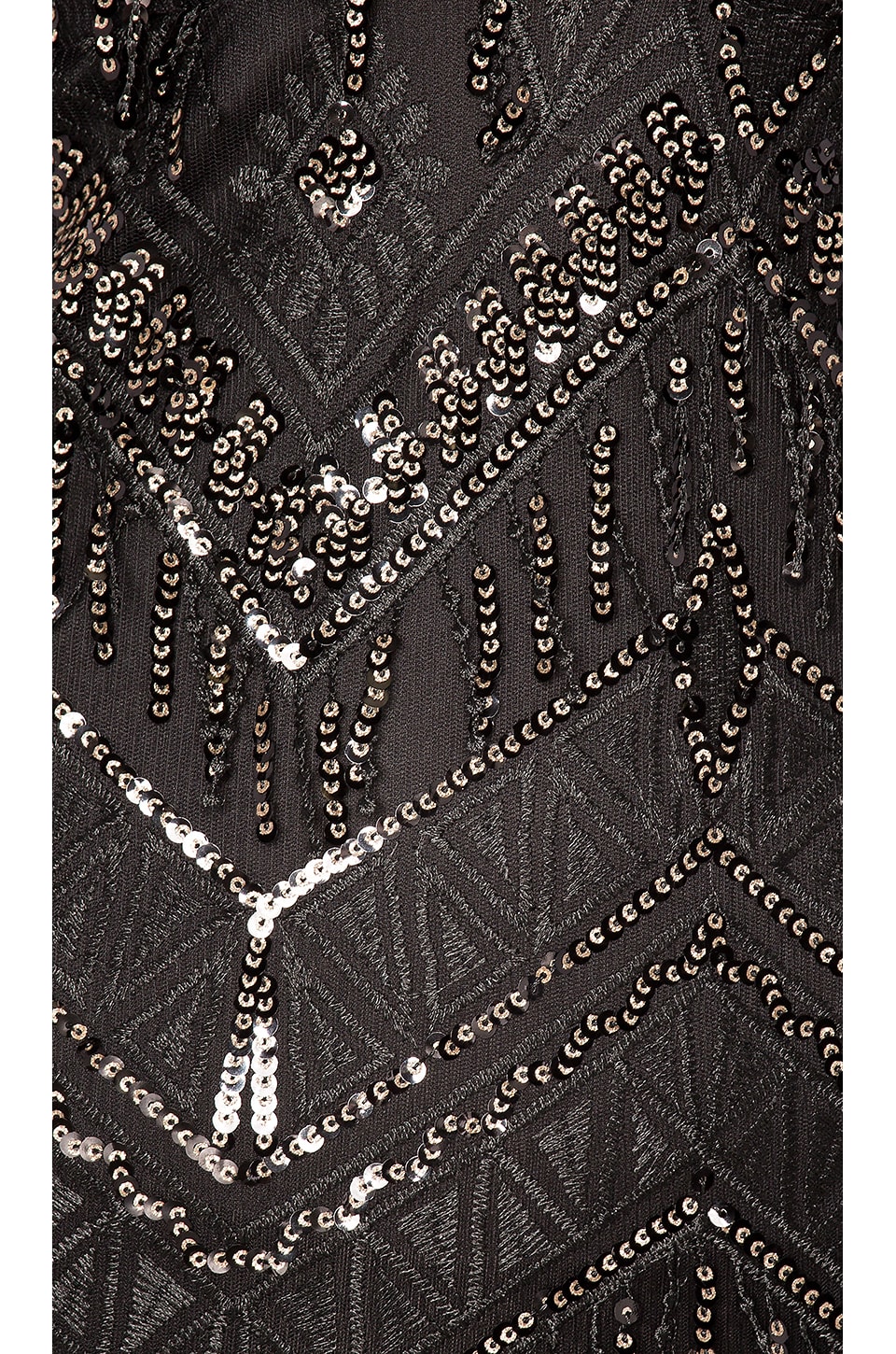 Nia Sequin Fringe Dress