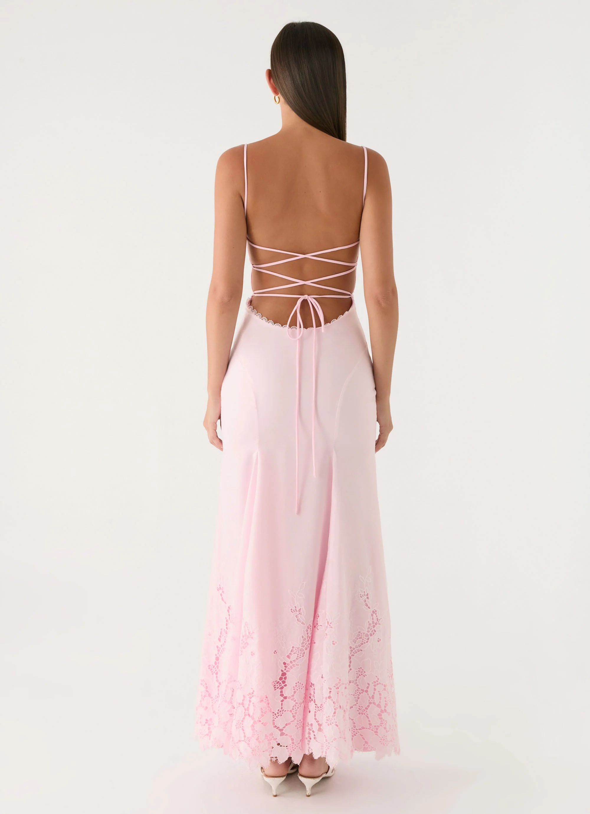 Esenia Maxi Dress - Pink - luluinthesky