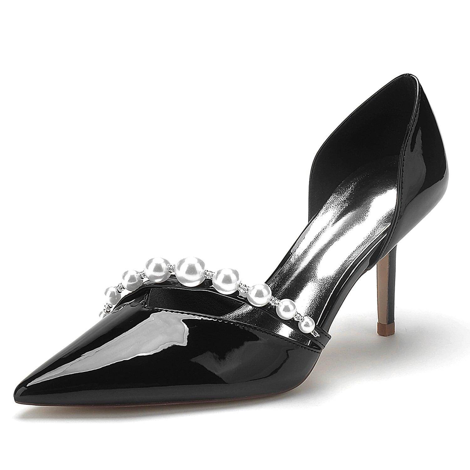 Stiletto Heel 8.5cm Patent Leather Shoes CK0176