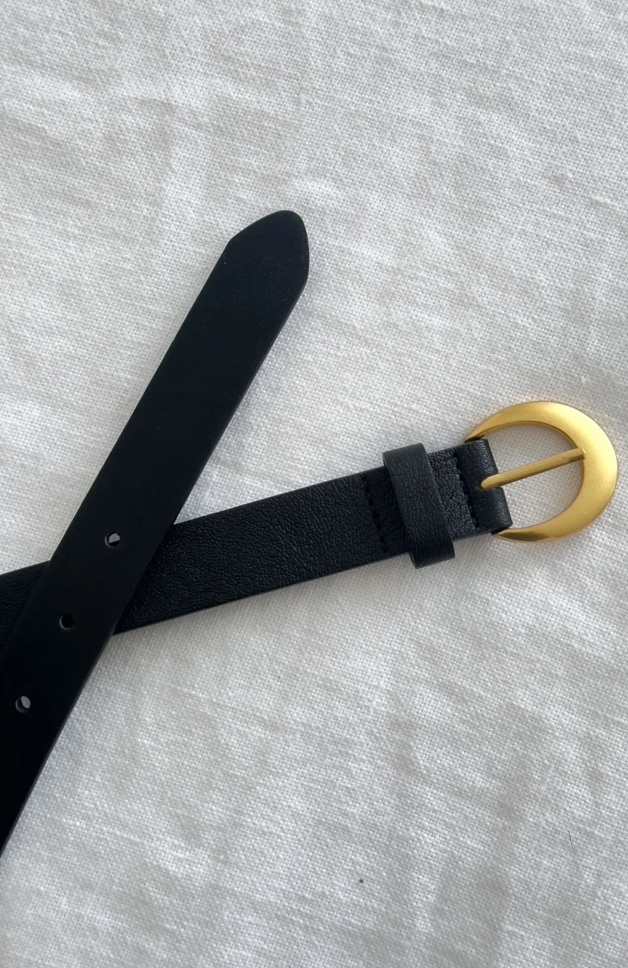 Titan Belt Black/Vintage Gold