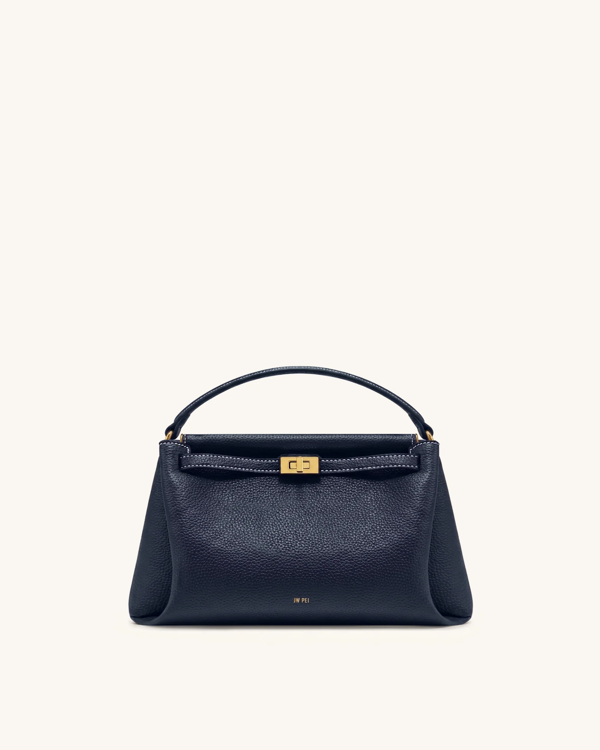 Carmen Top Handle Bag - Navy Blue
