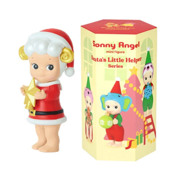 Sonny Angel Collectable Mini Cherub Figurines Santa's Little Helper Christmas Series Blind Box (1pc)