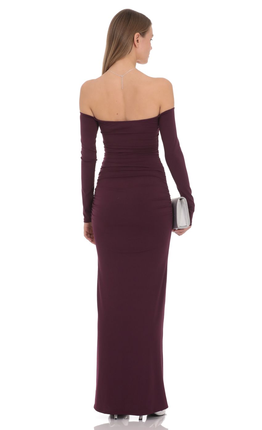 Eleanor Off-Shoulder Maxi Dress