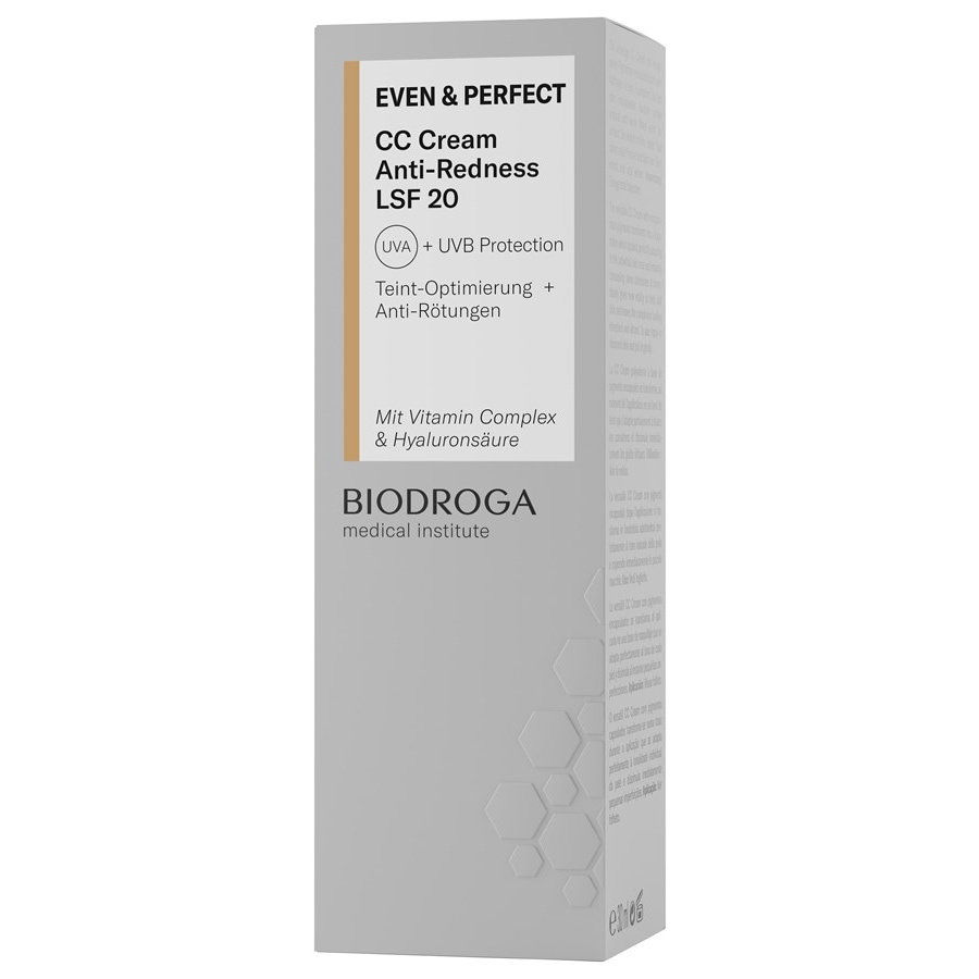 Biodroga Even Perfect Krem CC przeciw zaczerwienieniom SPF 20