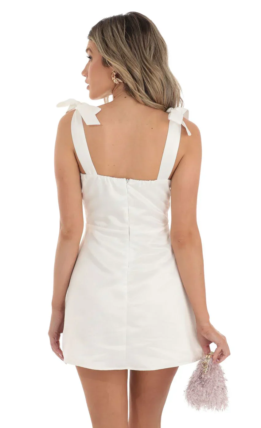 Dress in White Satin
