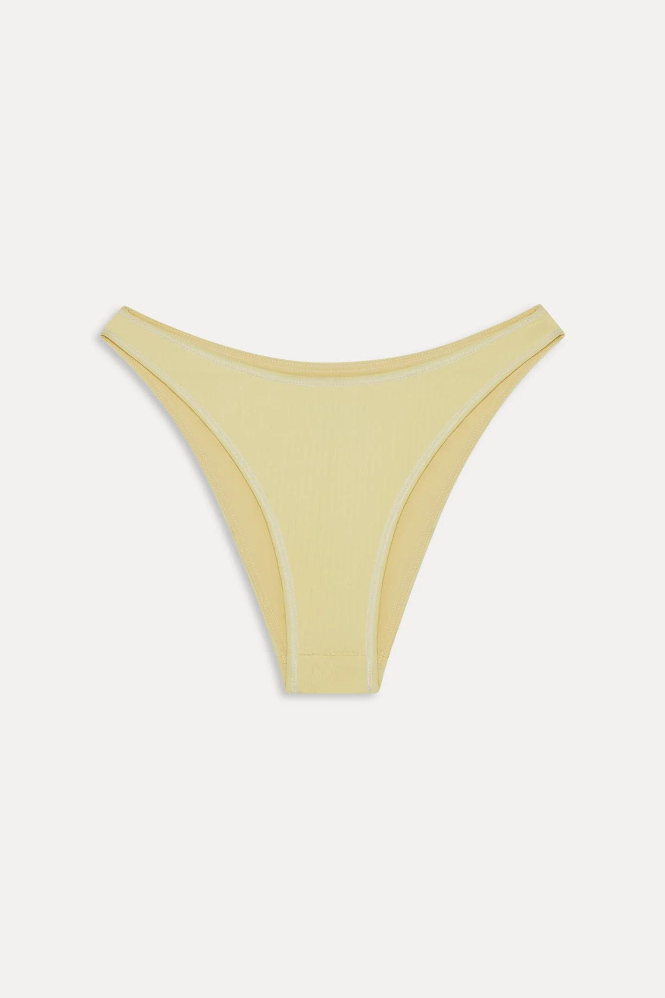 x JENNIE Dove Ribbed Bikini Bottom - Honeycomb