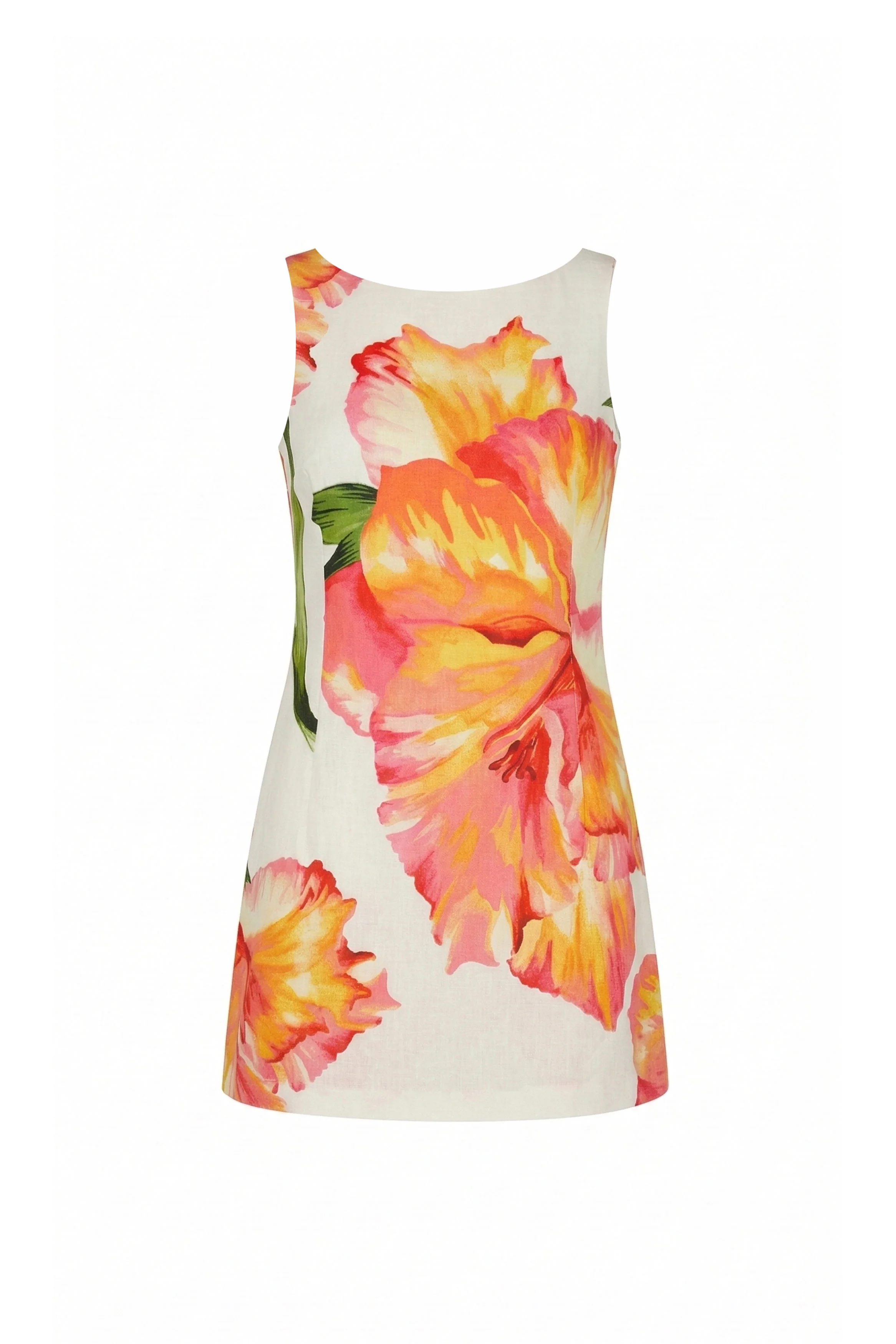 Francie Romper in Hibiscus