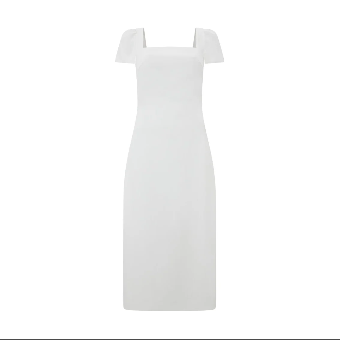 Square Neck Slip Midi Dress