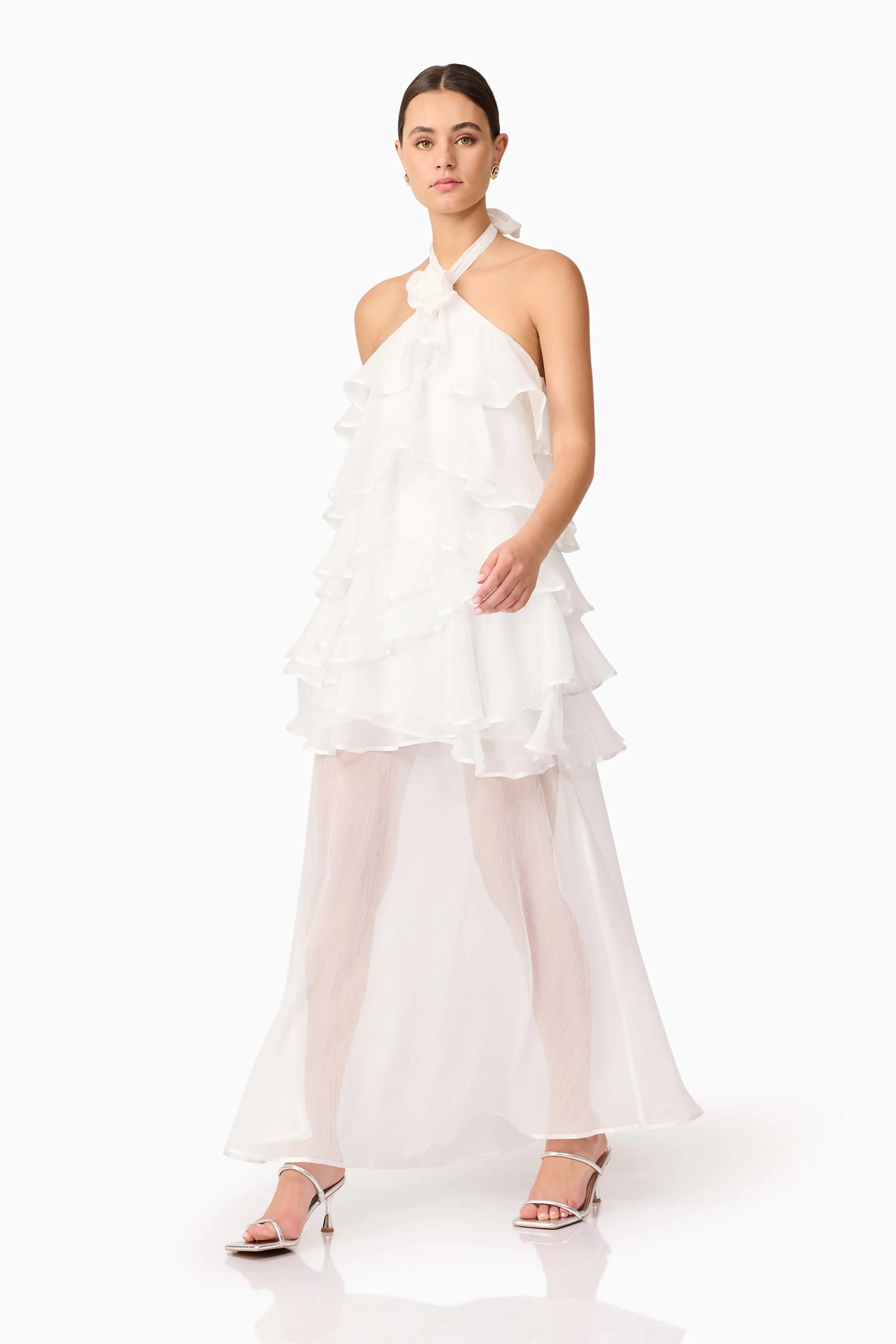 Melissa Halter Maxi Dress in White