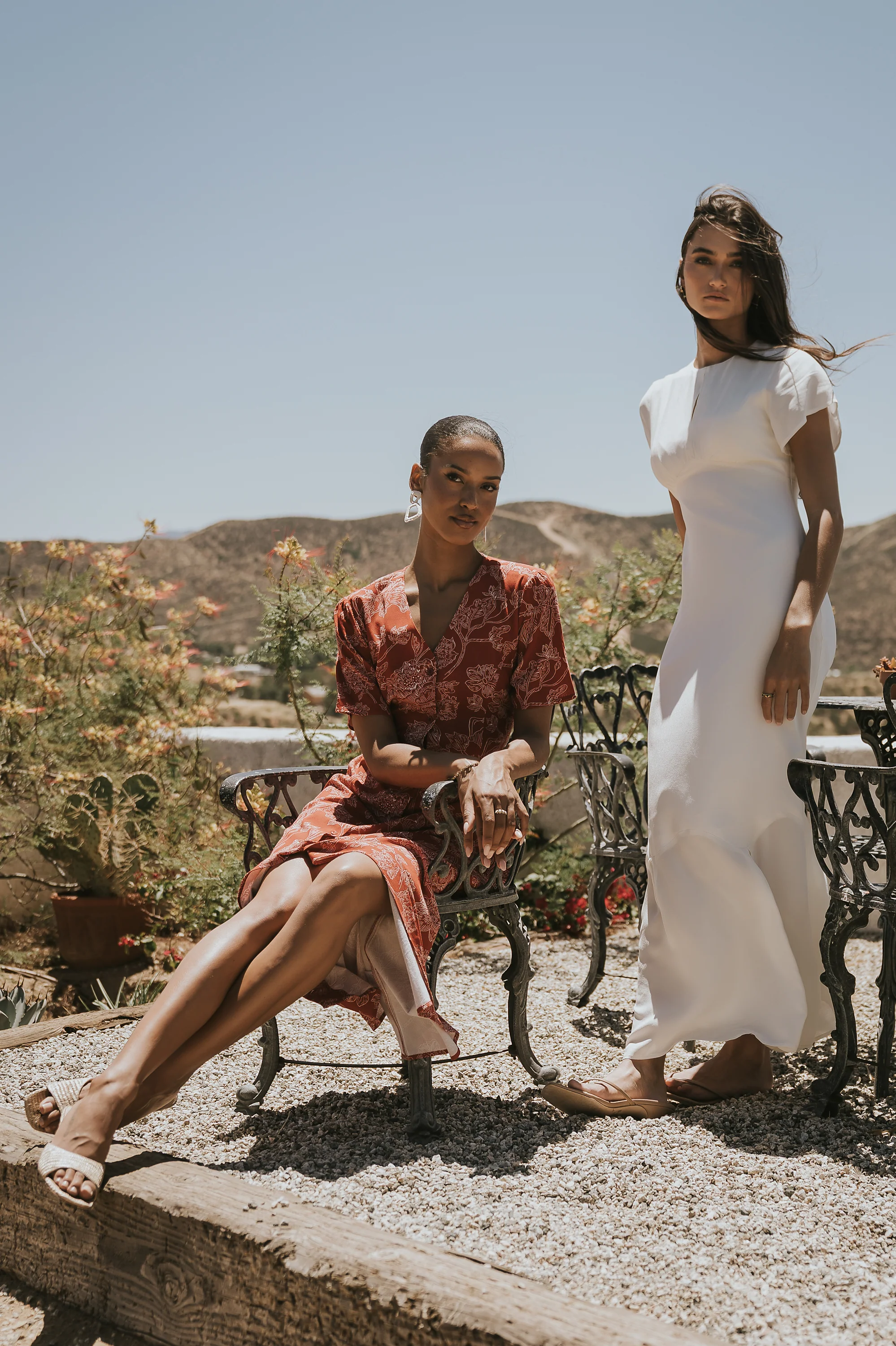 Malia Maxi Dress in Off White