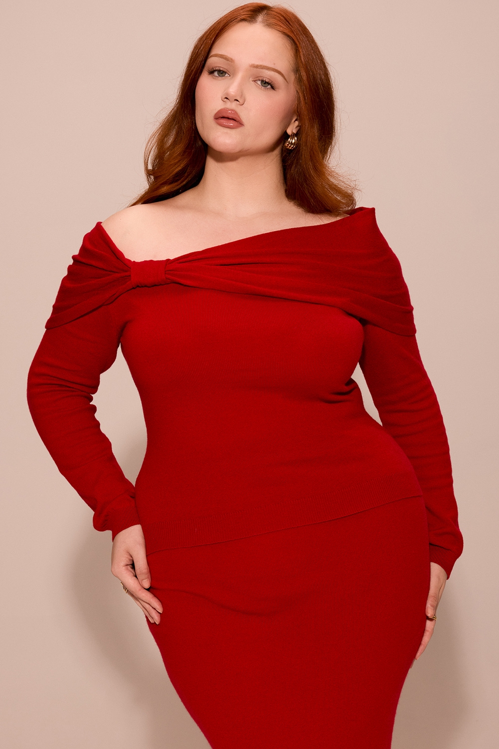 Holly Red Cashmere Blend Sweater