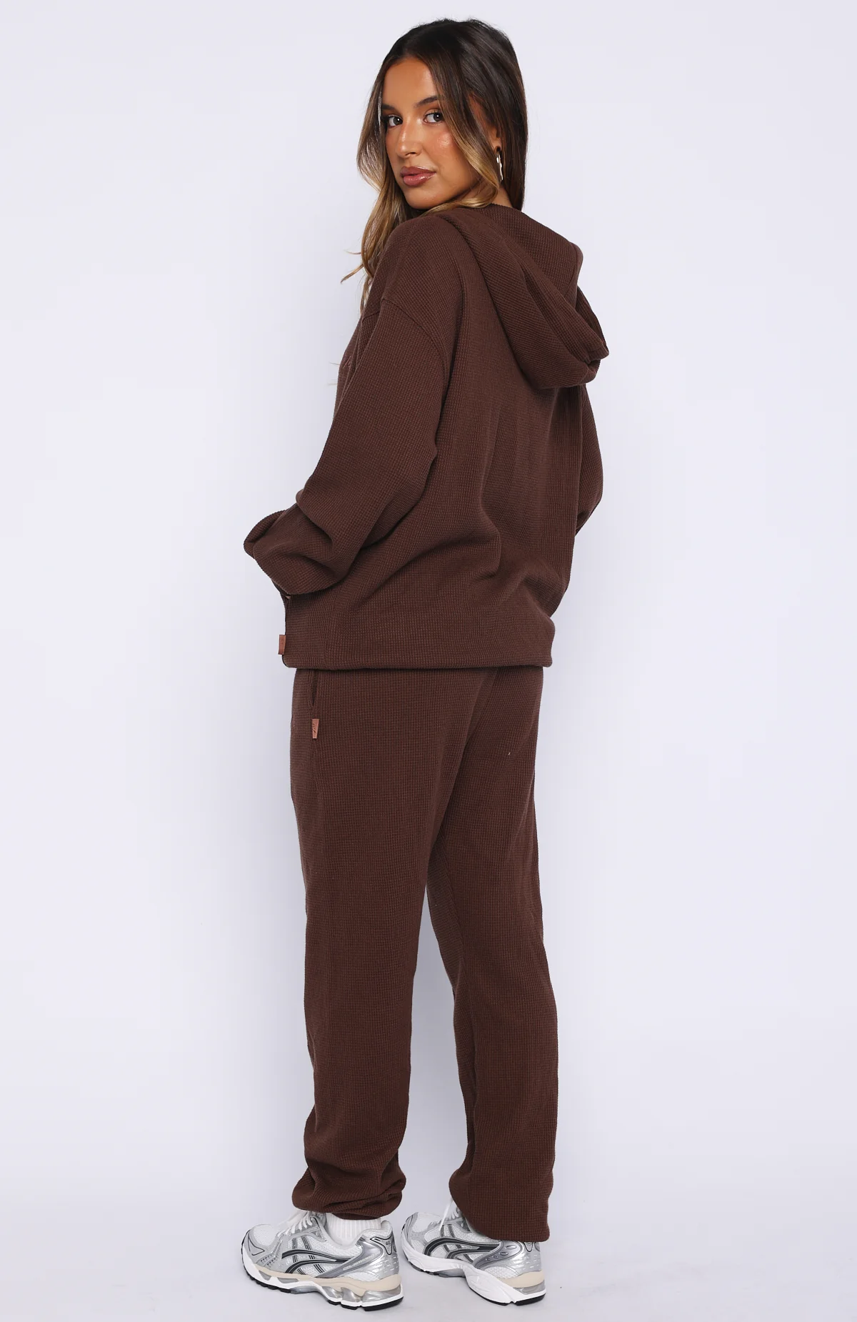 Moving Out Waffle Sweatpants Chocolate
