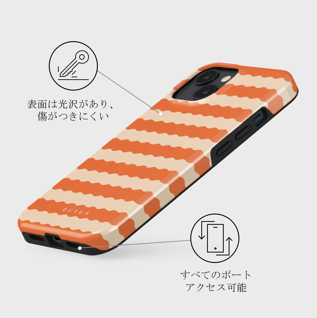 Papaya - iPhone 13 Mini ケース
