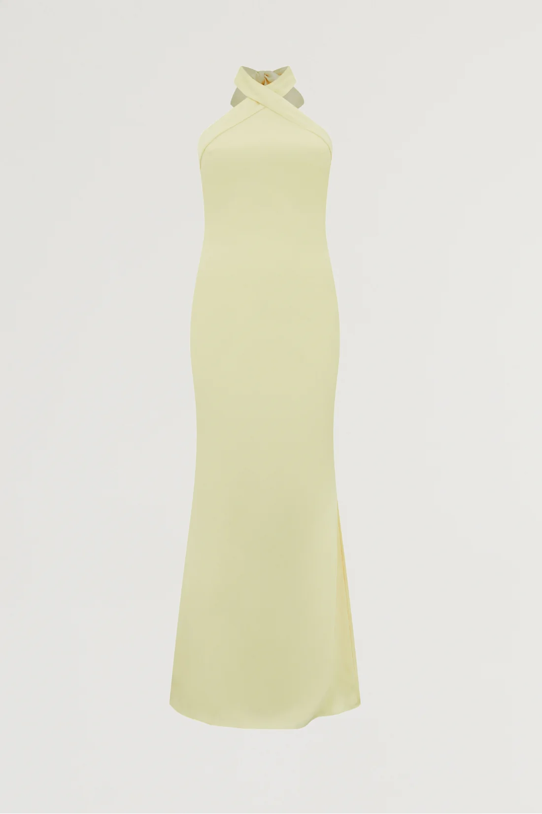 Cross Halter Neck Maxi Dress