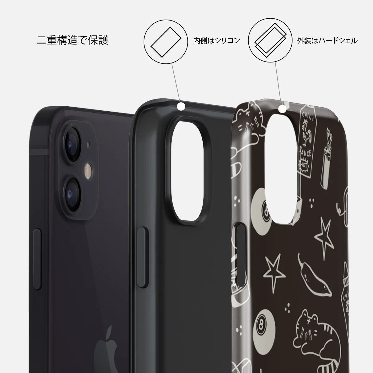 Essentials - iPhone 12 ケース