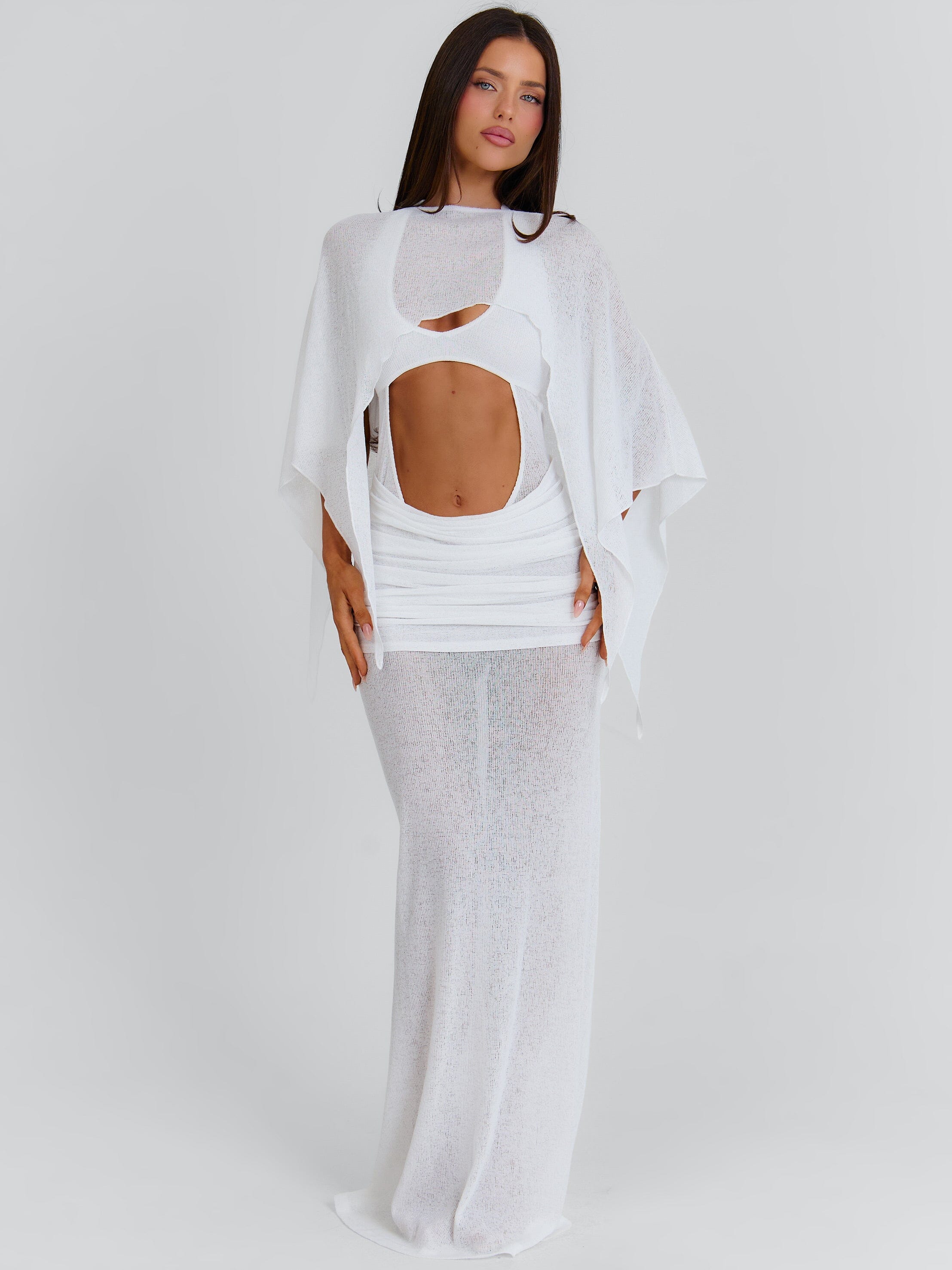 CHER MAXI DRESS WHITE