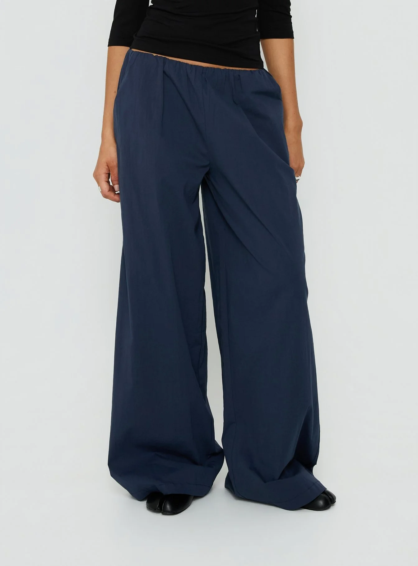 Lunea Concealed Waistband Pants Navy