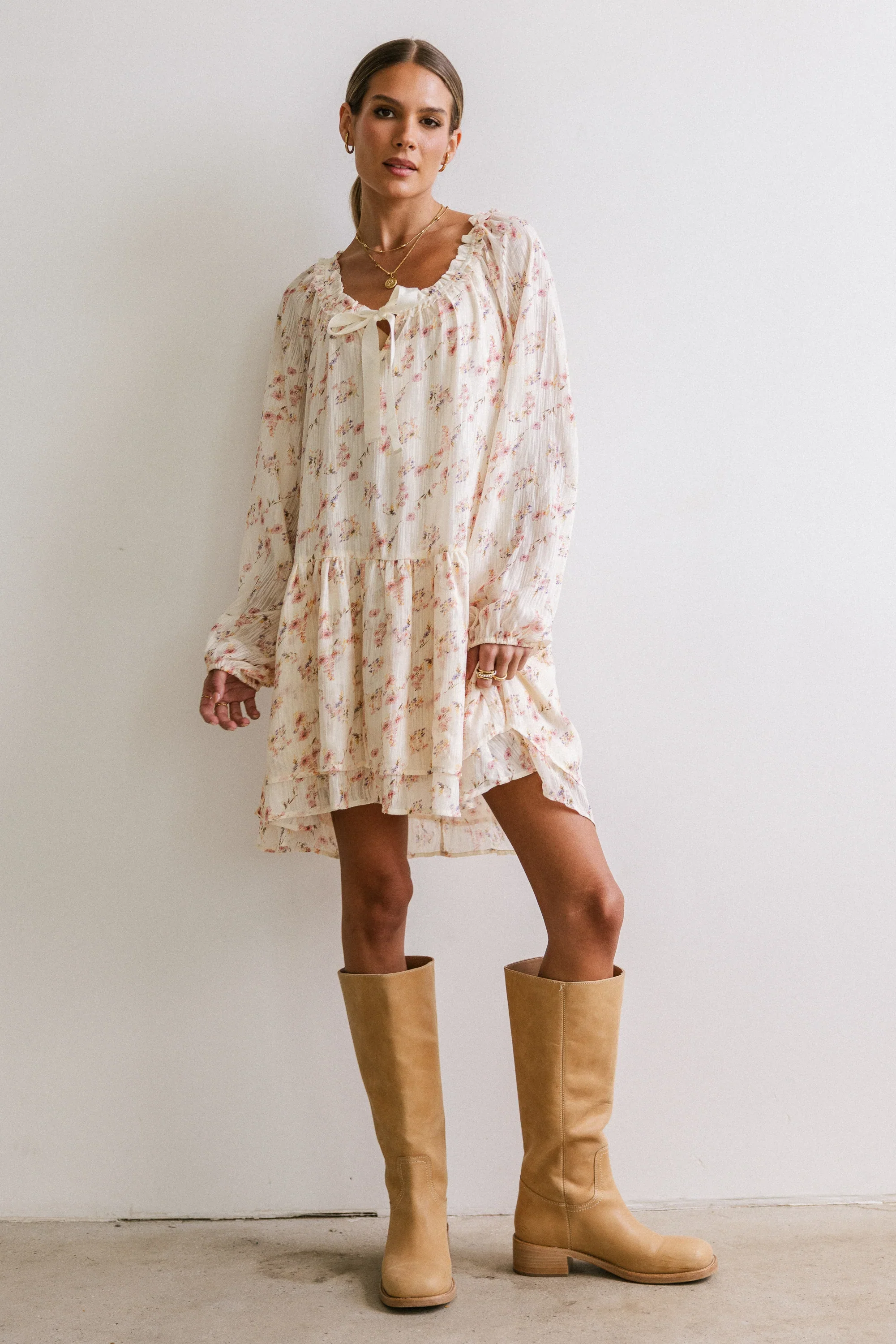 Tallie Floral Knee Length Dress