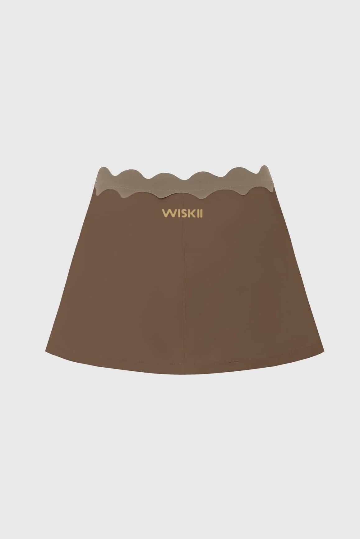 Riviera Scallop Contrast Skirt