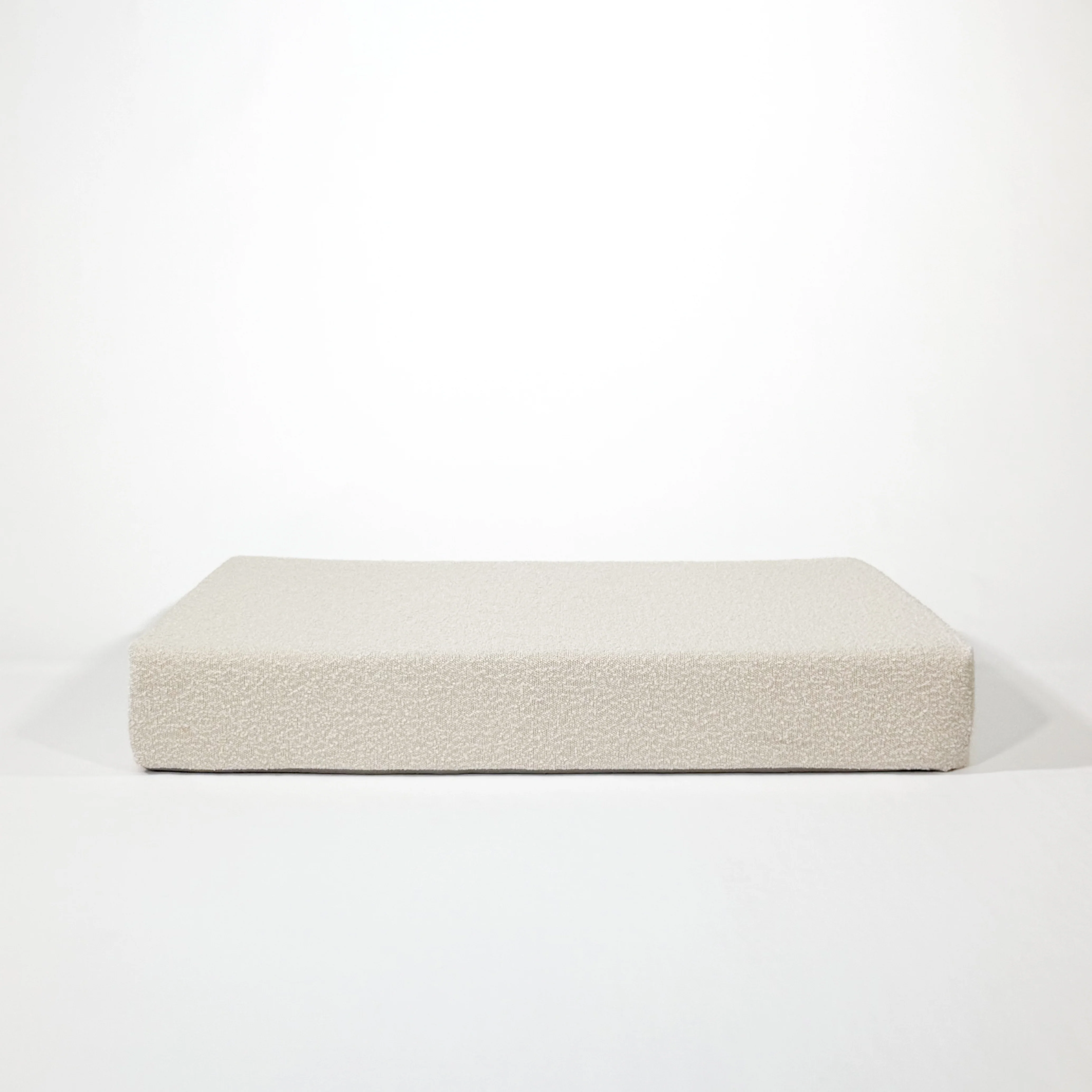 Large Bouclé Orthopedic Dog Bed (Cushion, Cloud)