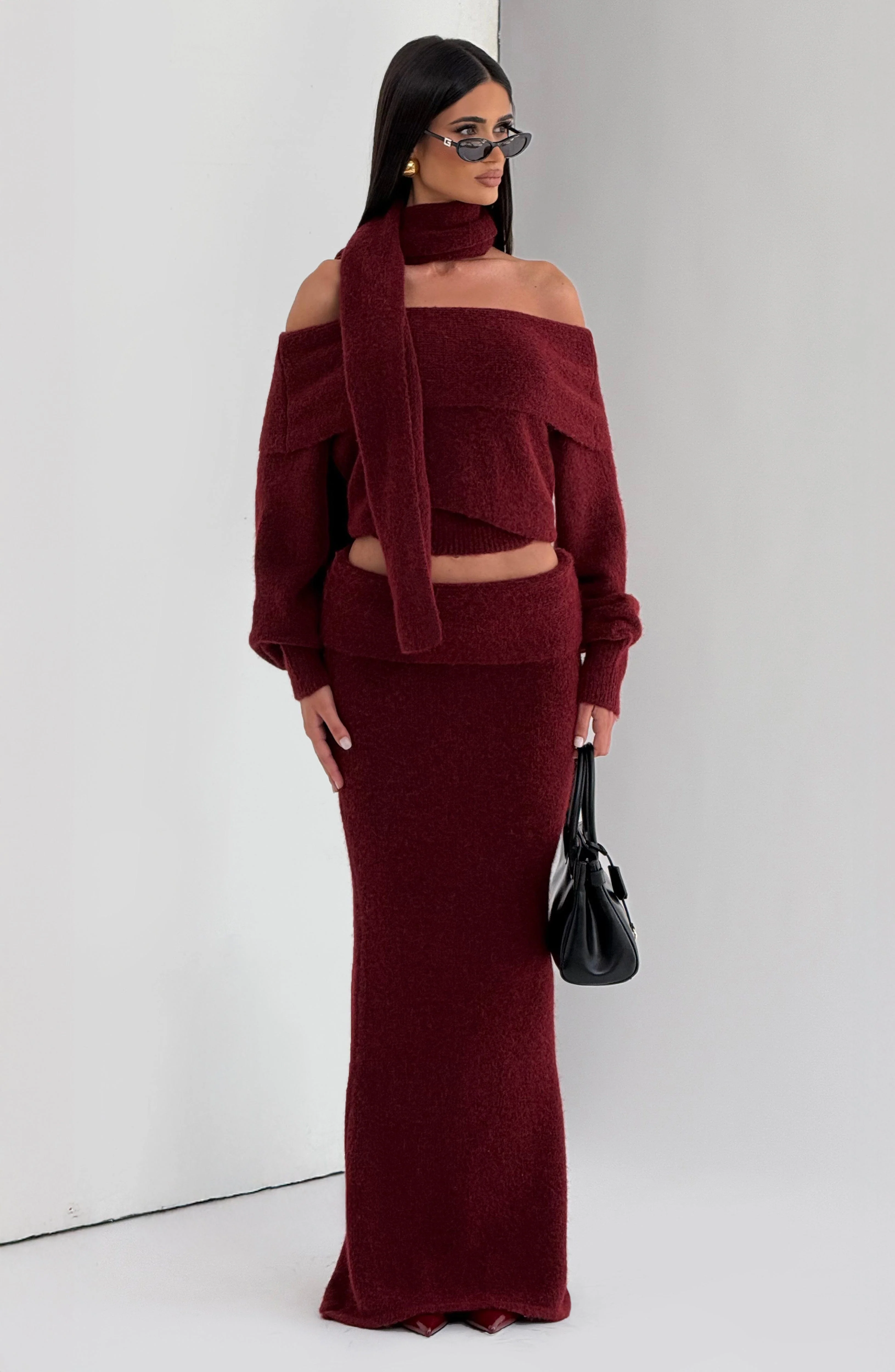 Andie Top - Burgundy