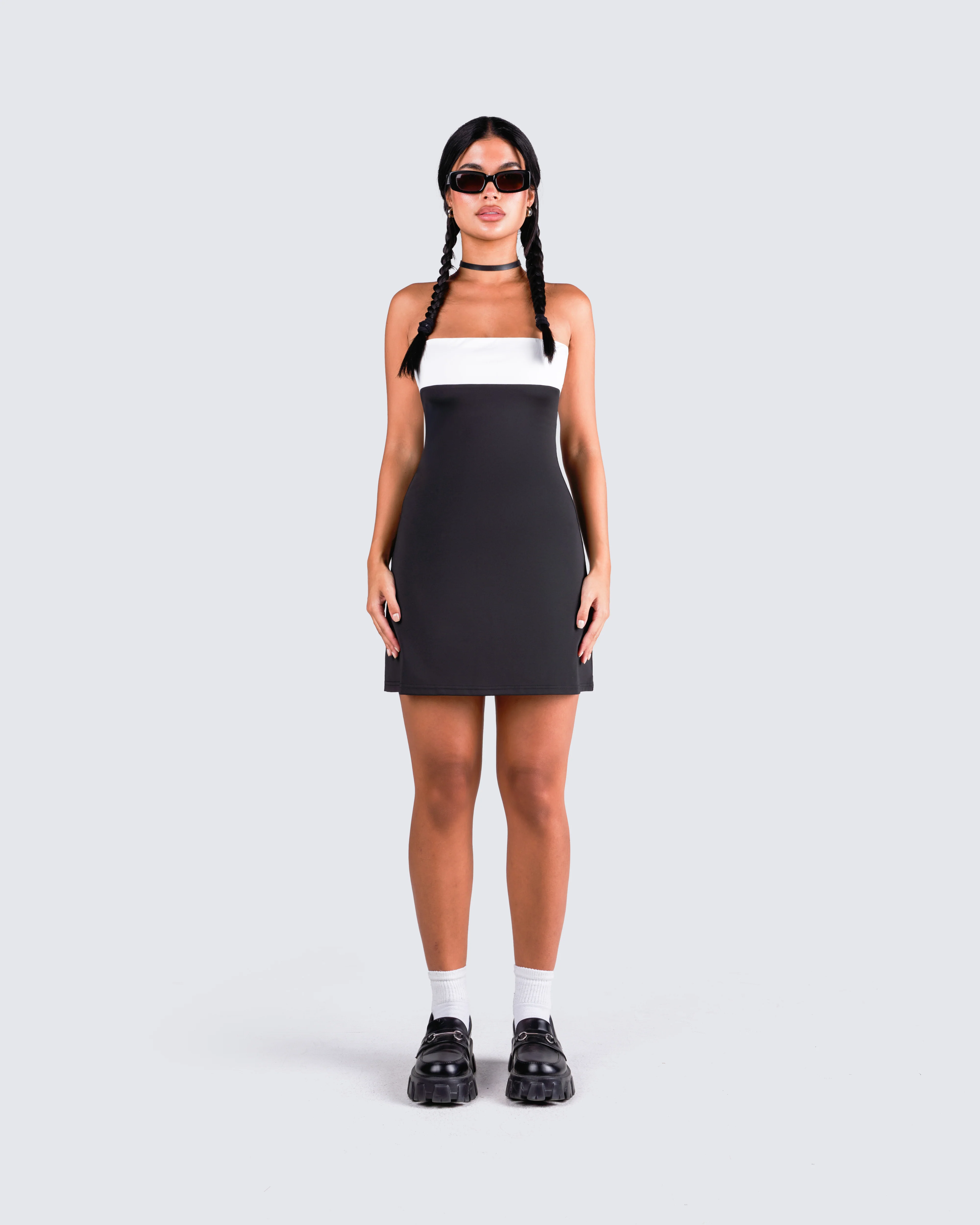 Lupita Multi Banded Mini Dress