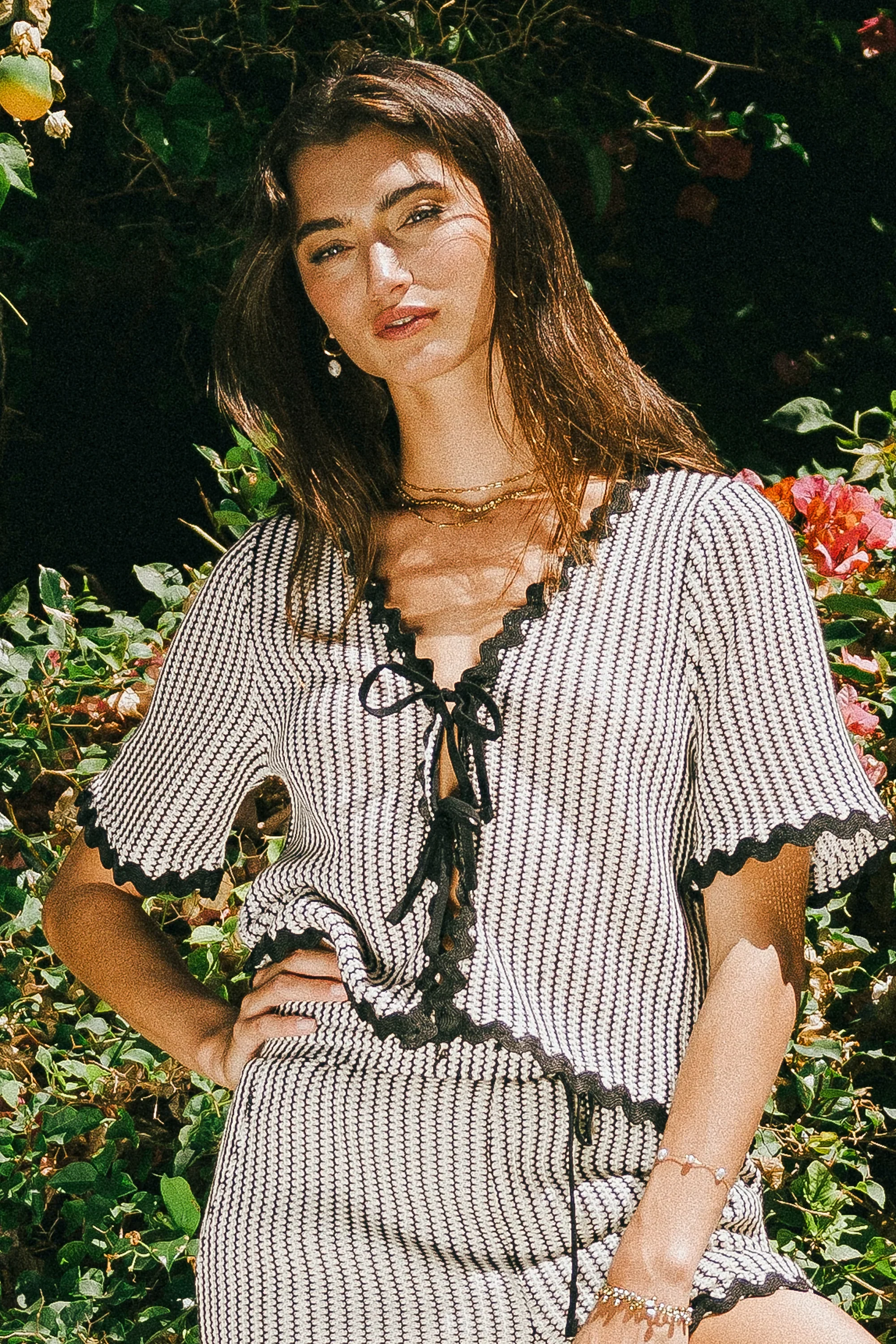 Estella Scalloped Top