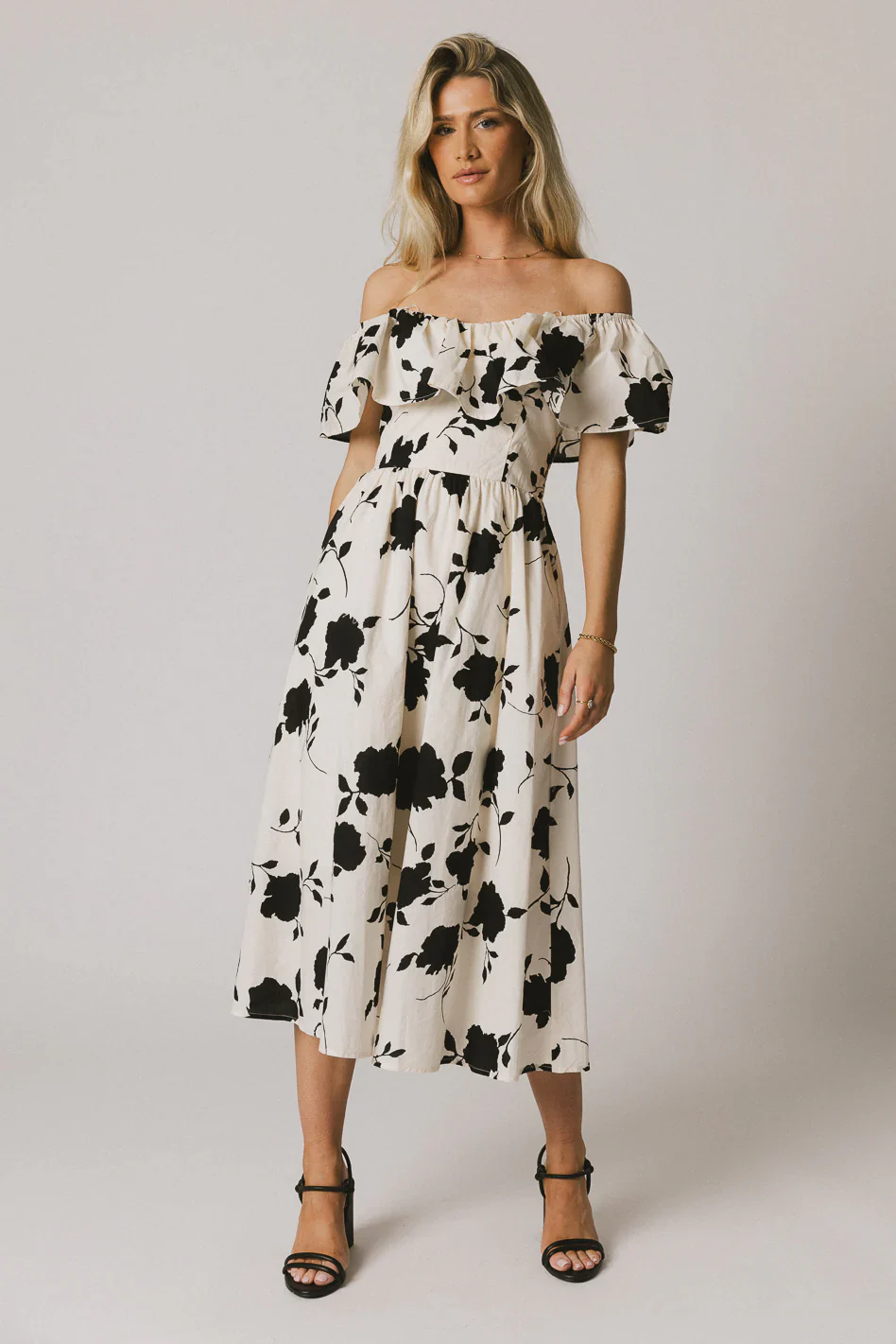 Chaney Floral Midi Dress