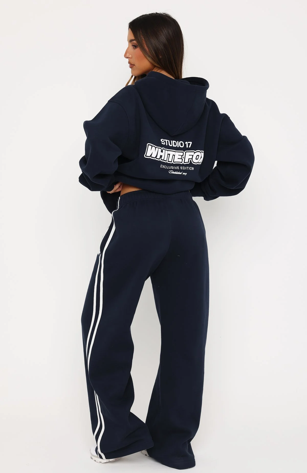 Studio 17 Spencer Wide Leg Sweatpants Navy