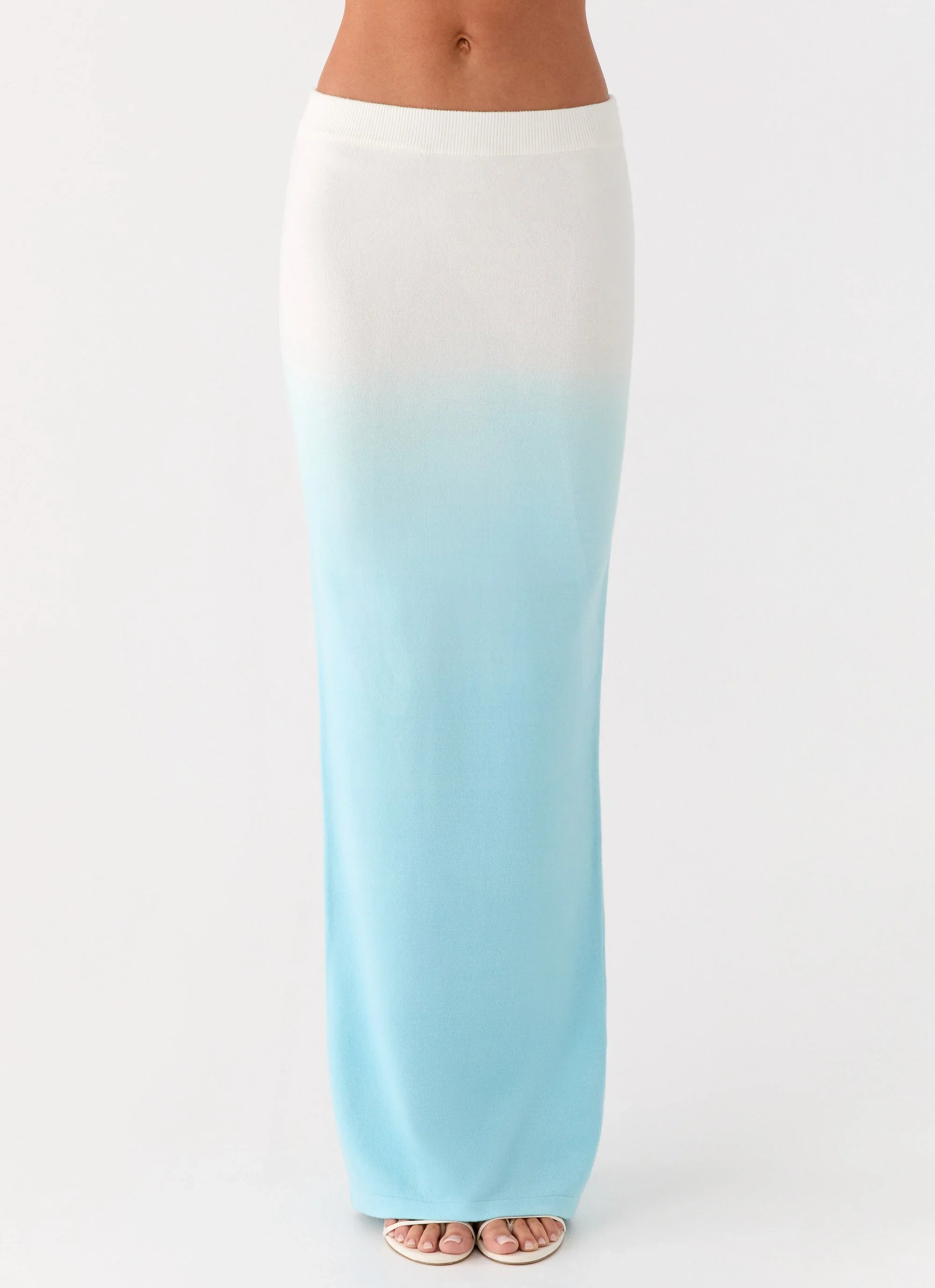 Deep Sea Kiss Maxi Skirt - Blue Ombre