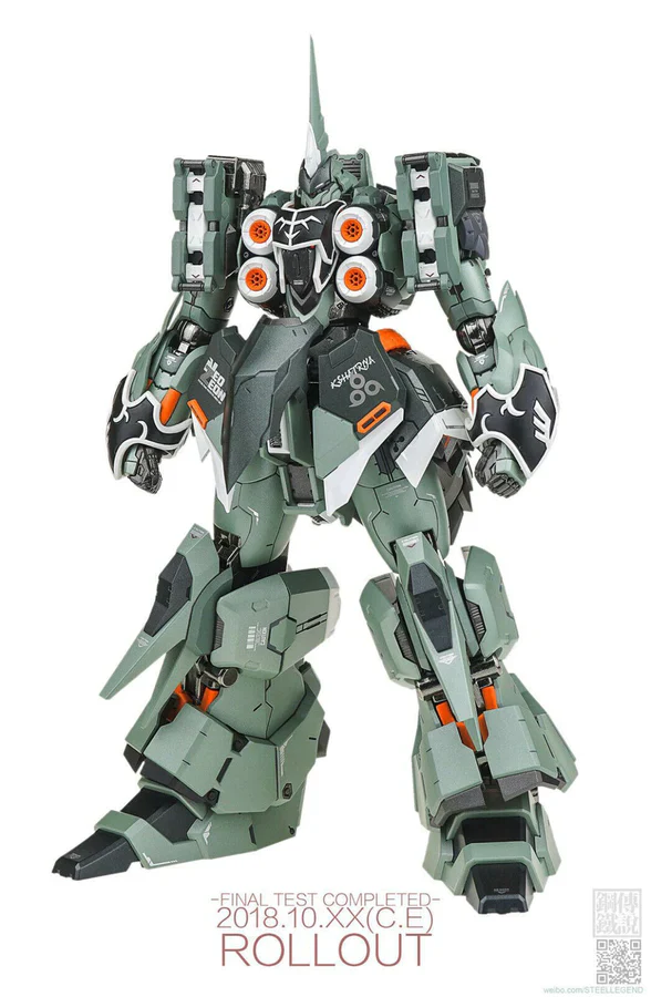 Steel Legend 1/100 Sl-01 Kshatriya Nz666 Alloy Version Metal Build  (Figure)