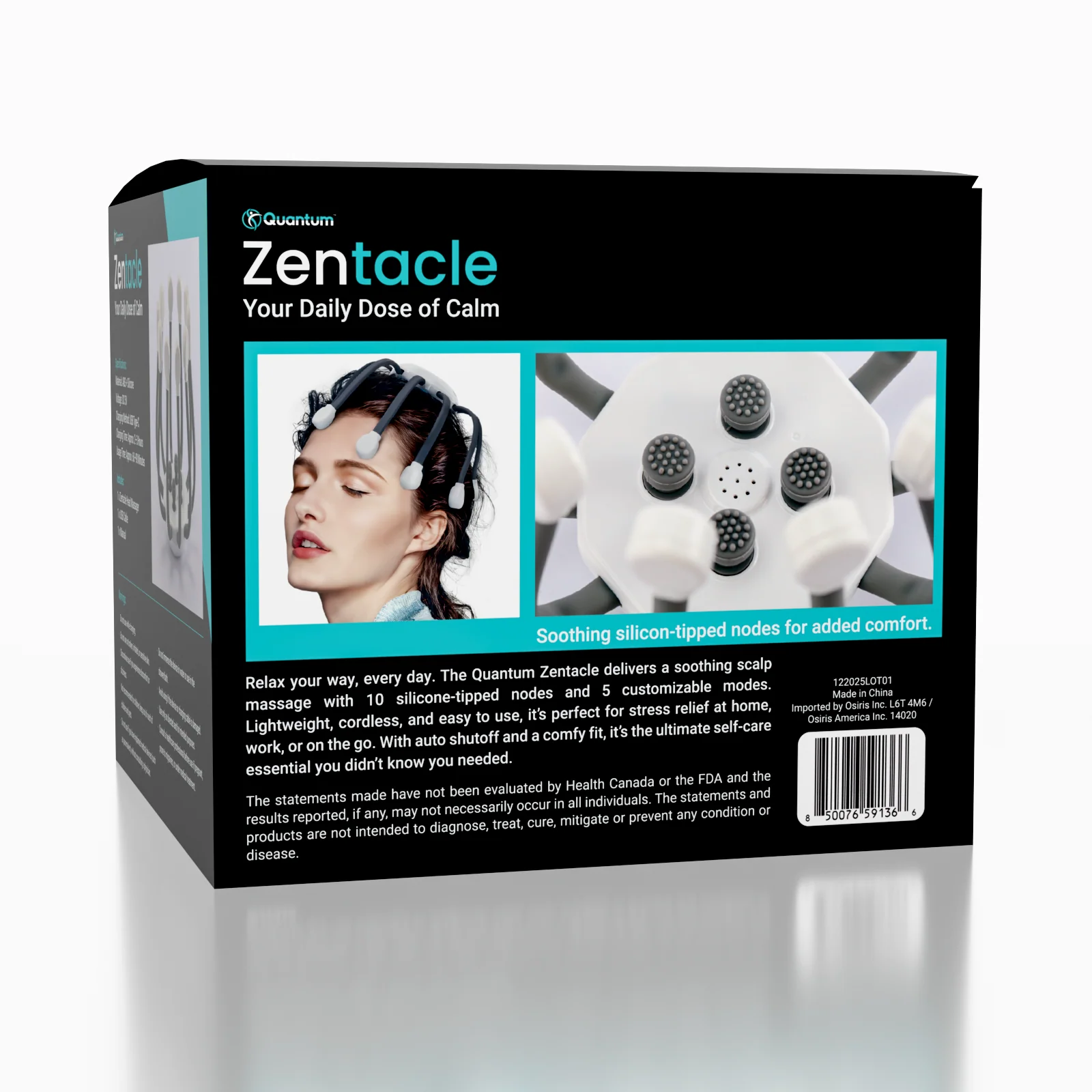 Quantum Zentacle 360-Degree Cordless Octopus Scalp & Head Massager