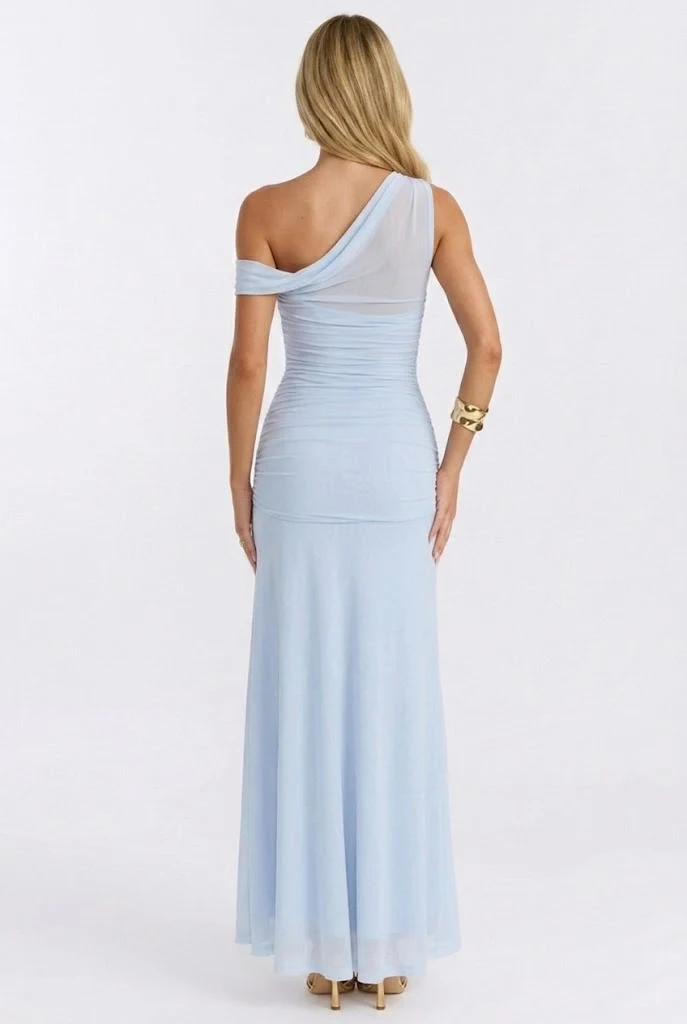 Charleston One Shoulder Maxi Dress